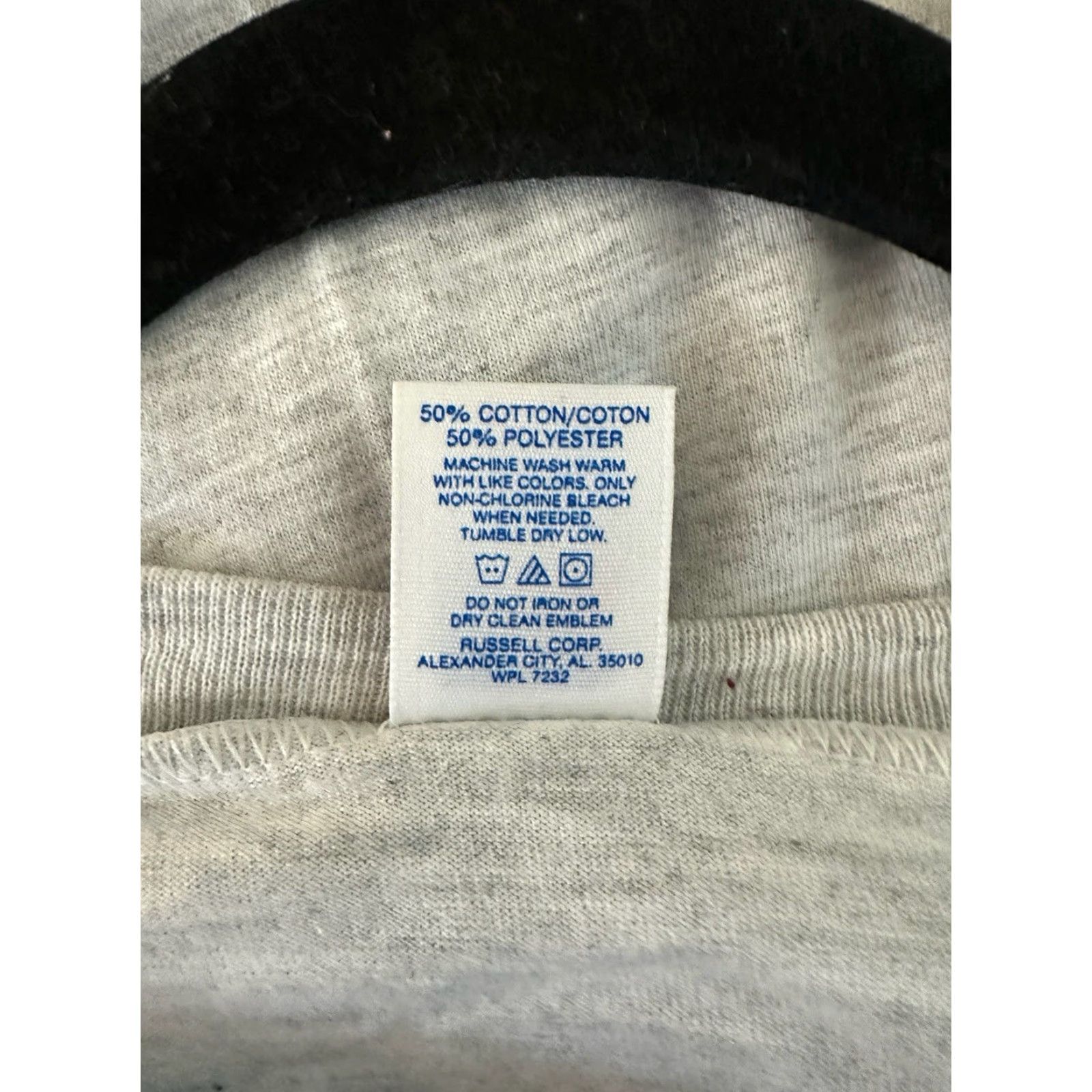 Russell Athletic VINTAGE Russell Athletic Shirt Womens XL 90s Gray Deadstock NWOT Henley Short Sleeve"} Size XL / US 12-14 / IT 48-50 - 4 Thumbnail