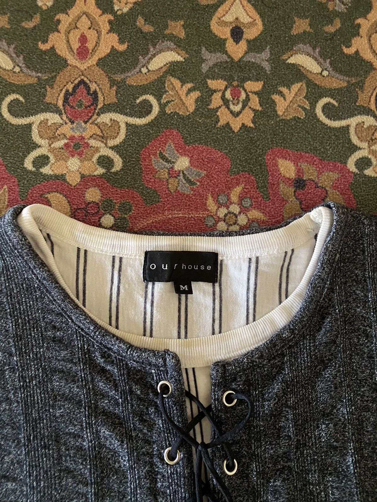 Beauty Beast Vintage Japanese Brand Our House Double Layer Long Sleeve Size US M / EU 48-50 / 2 - 5 Thumbnail