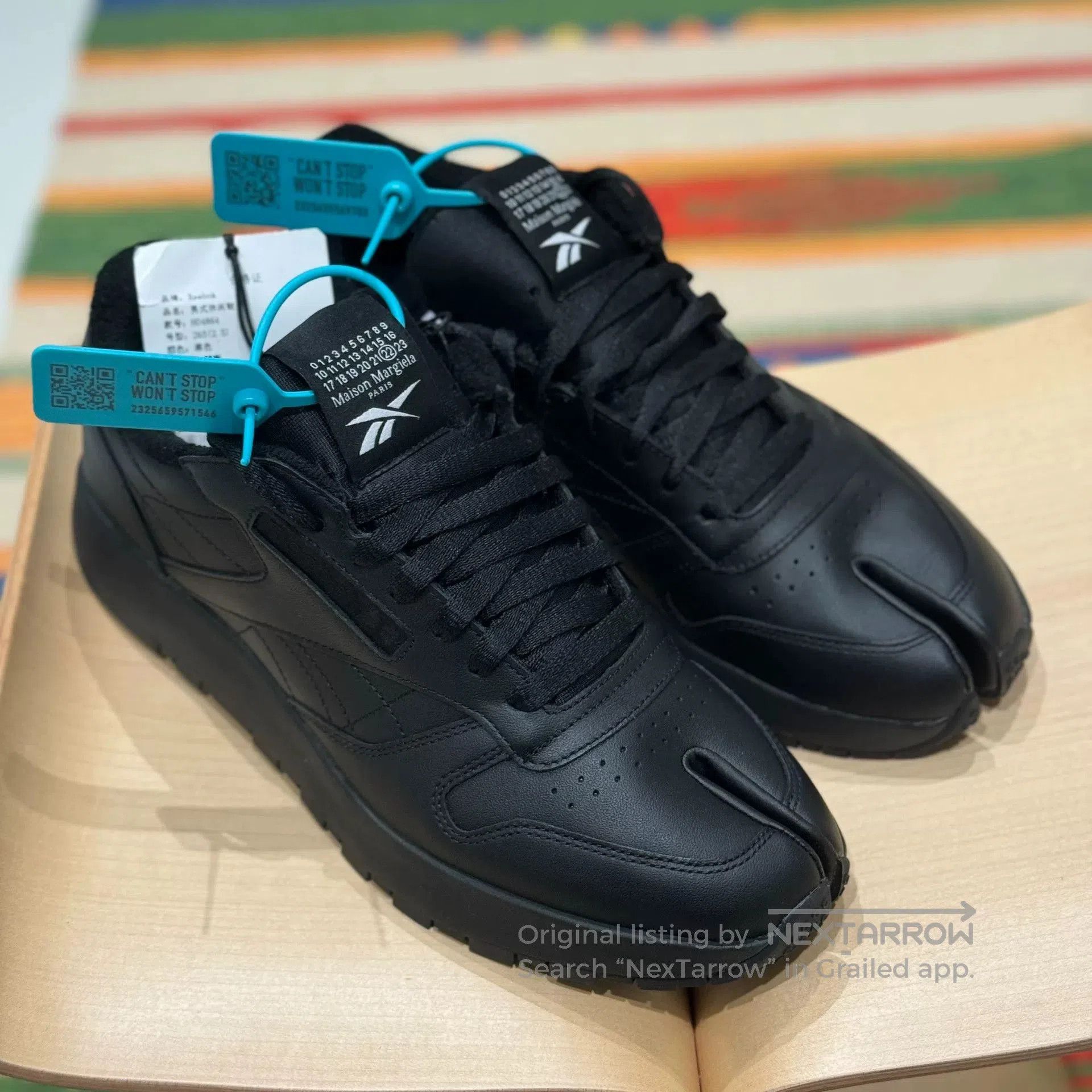 Maison Margiela maison margiela reebok classic leather tabi shoes. Size US 10.5 / EU 43-44 - 1 Thumbnail