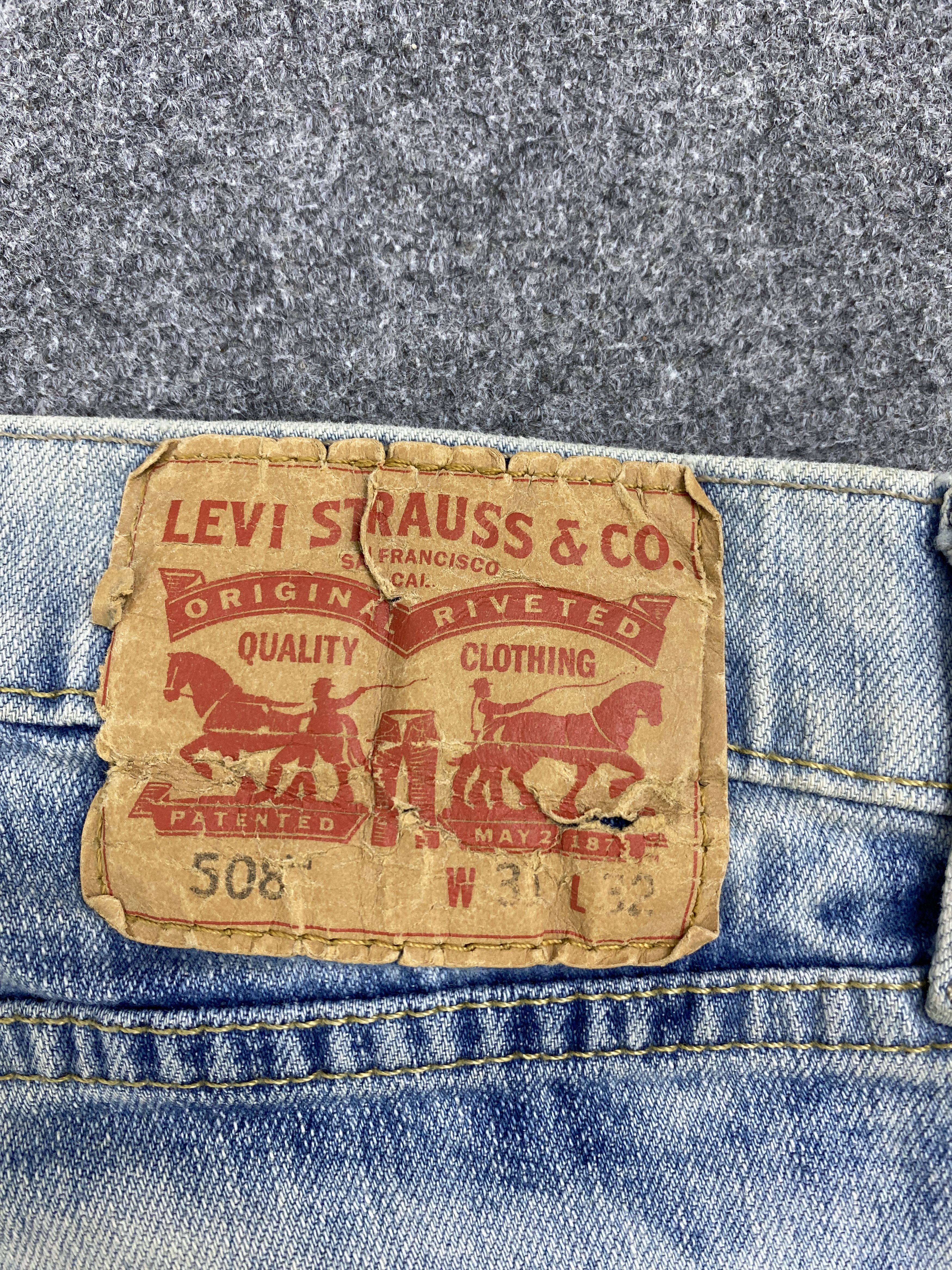 Levi's × Vintage Vintage Levis 508 Acid Washed Jeans Size US 28 / EU 44 - 5 Thumbnail