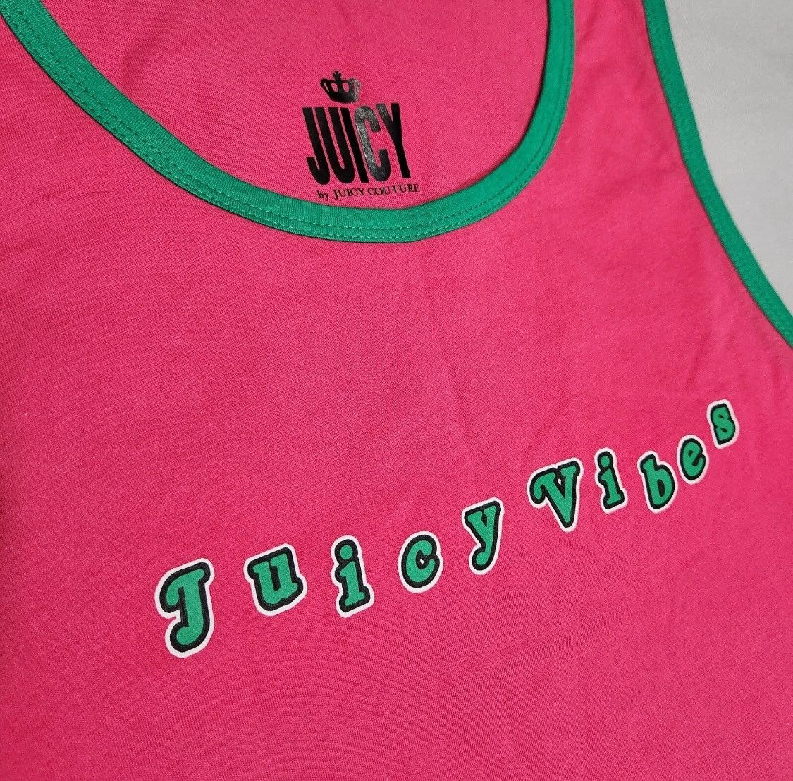Juicy Couture S JUICY VIBES Tank Top Juicy Couture Women Sleeveless NWT Size S / US 4 / IT 40 - 8 Thumbnail