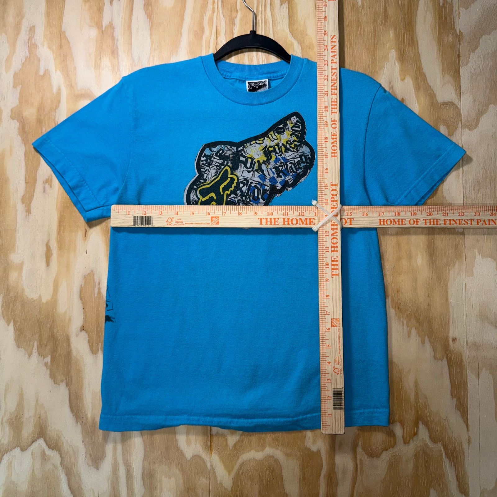 Fox Racing Vintage Y2K fox racing grunge motocross graffiti 00s t-shirt Size US L / EU 52-54 / 3 - 4 Thumbnail