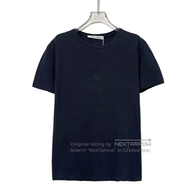 Dior Dior Dark Blue Cotton T. Size L / US 10 / IT 46 - 1 Thumbnail
