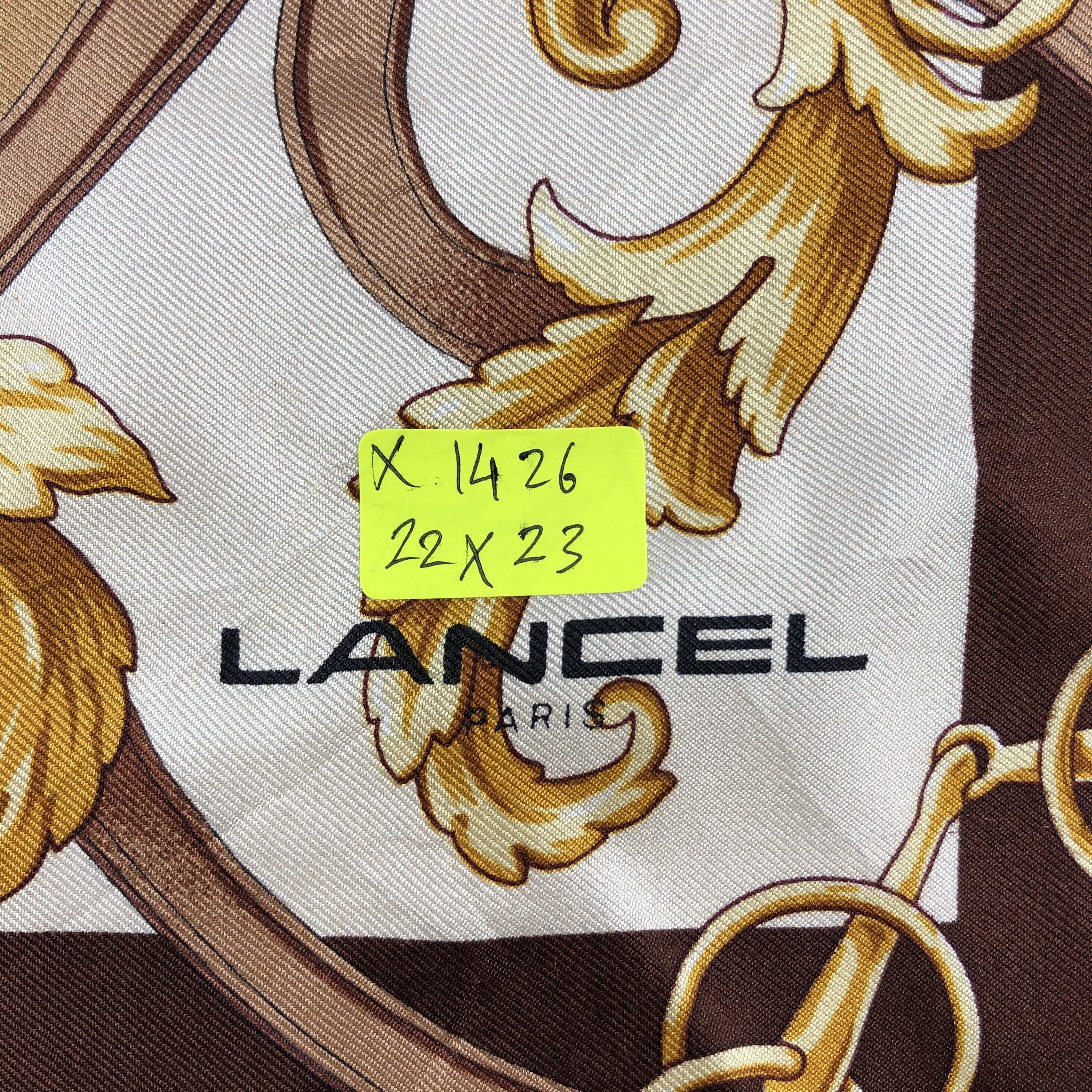 Lancel Vintage Lancel Silk Scarf Size ONE SIZE - 6 Thumbnail