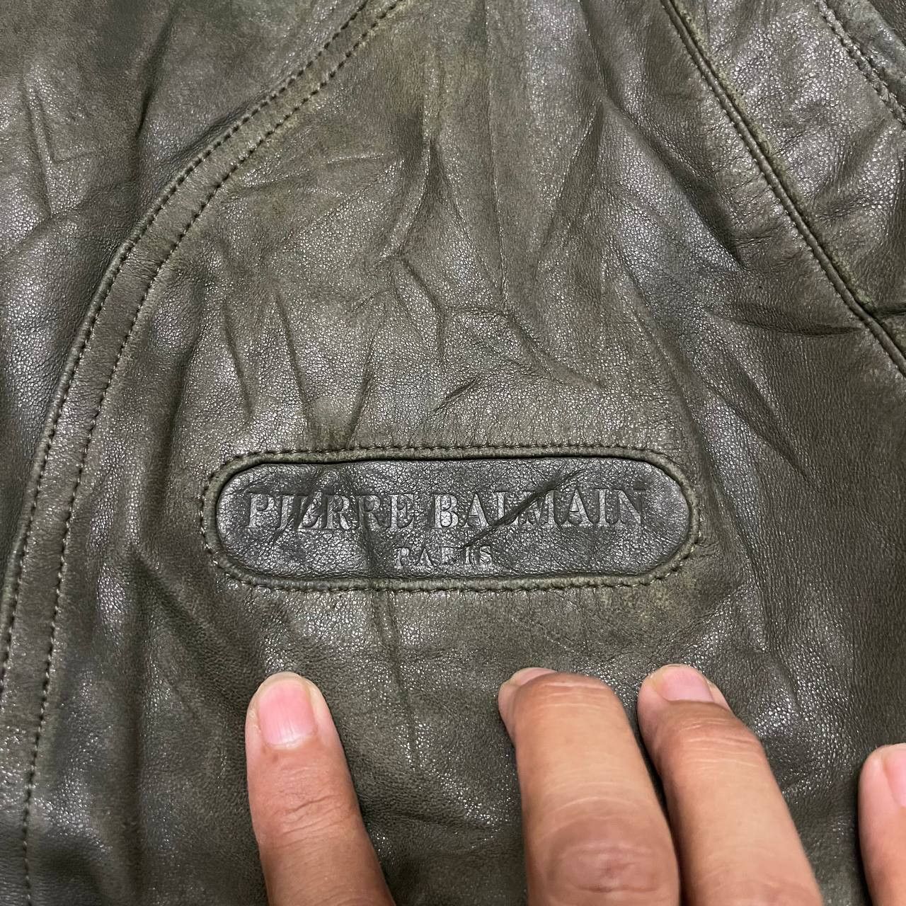 Pierre Balmain Vintage Pierre Balmain Paris Leather Jacket Lambskin Size US M / EU 48-50 / 2 - 6 Thumbnail