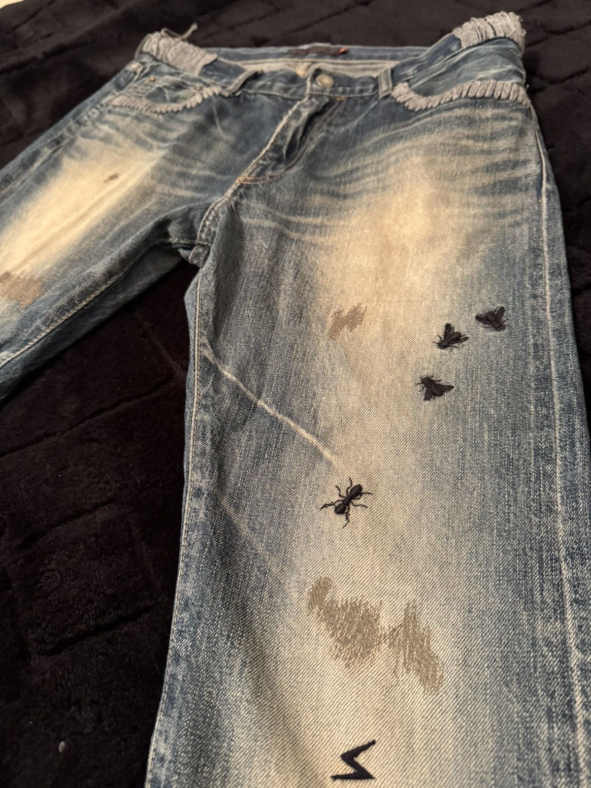 Undercover AW06 Undercover Guruguru Bug denim Size US 32 / EU 48 - 2 Thumbnail