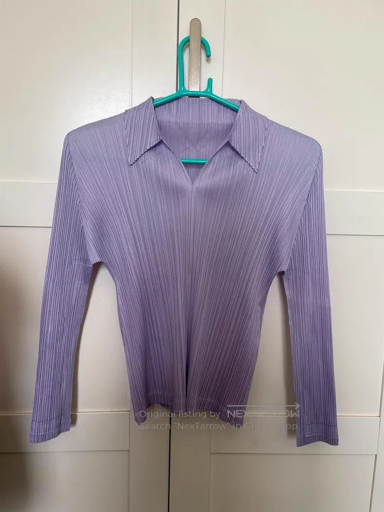 Issey Miyake Issey Miyake Pleated Long Sleeve Size L / US 10 / IT 46 - 2 Thumbnail