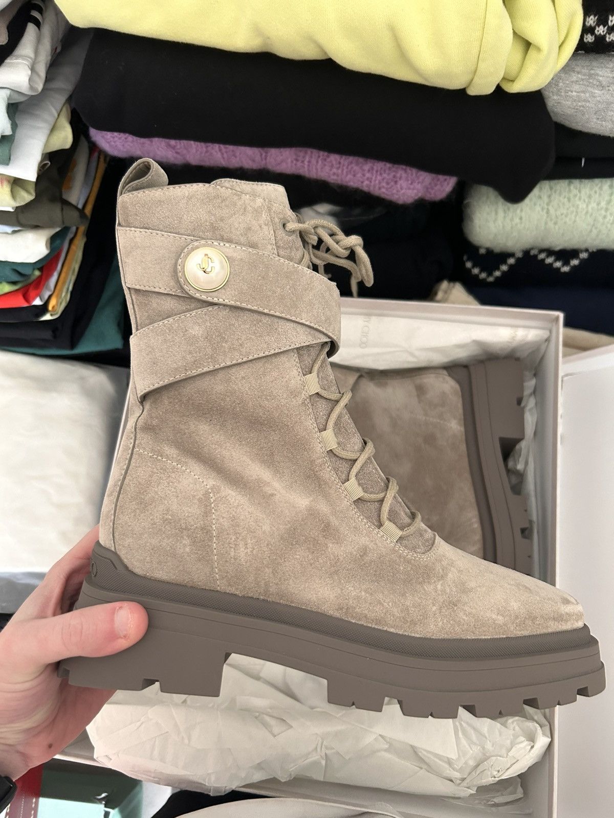 Jimmy Choo Jimmy Choo Noemi 45 Boots Size US 9 / IT 39 - 2 Thumbnail