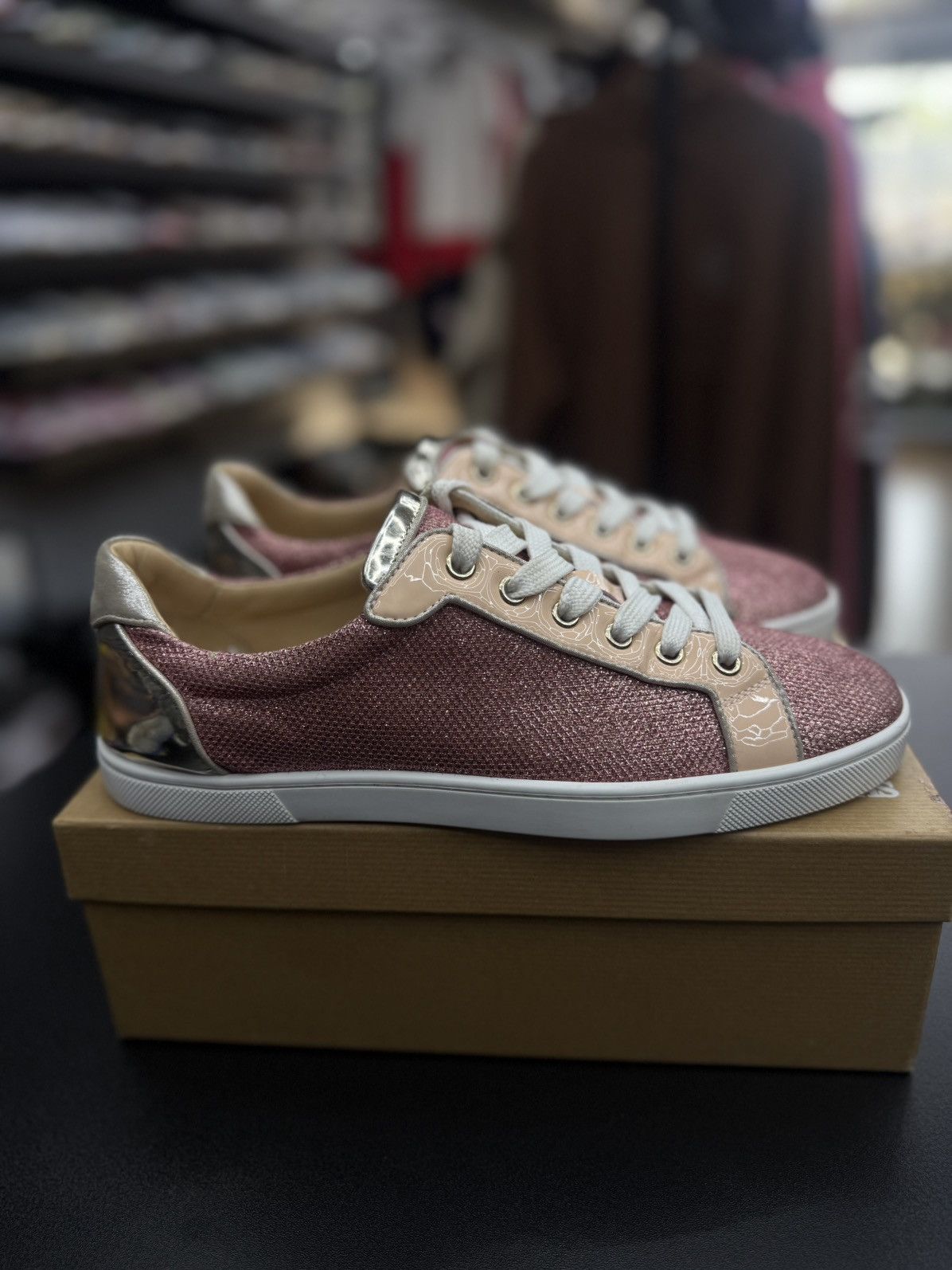 Christian Louboutin Christian Louboutin Pink Low Top Women’s Shoes 39EU/9US Size US 9 / IT 39 - 1 Thumbnail