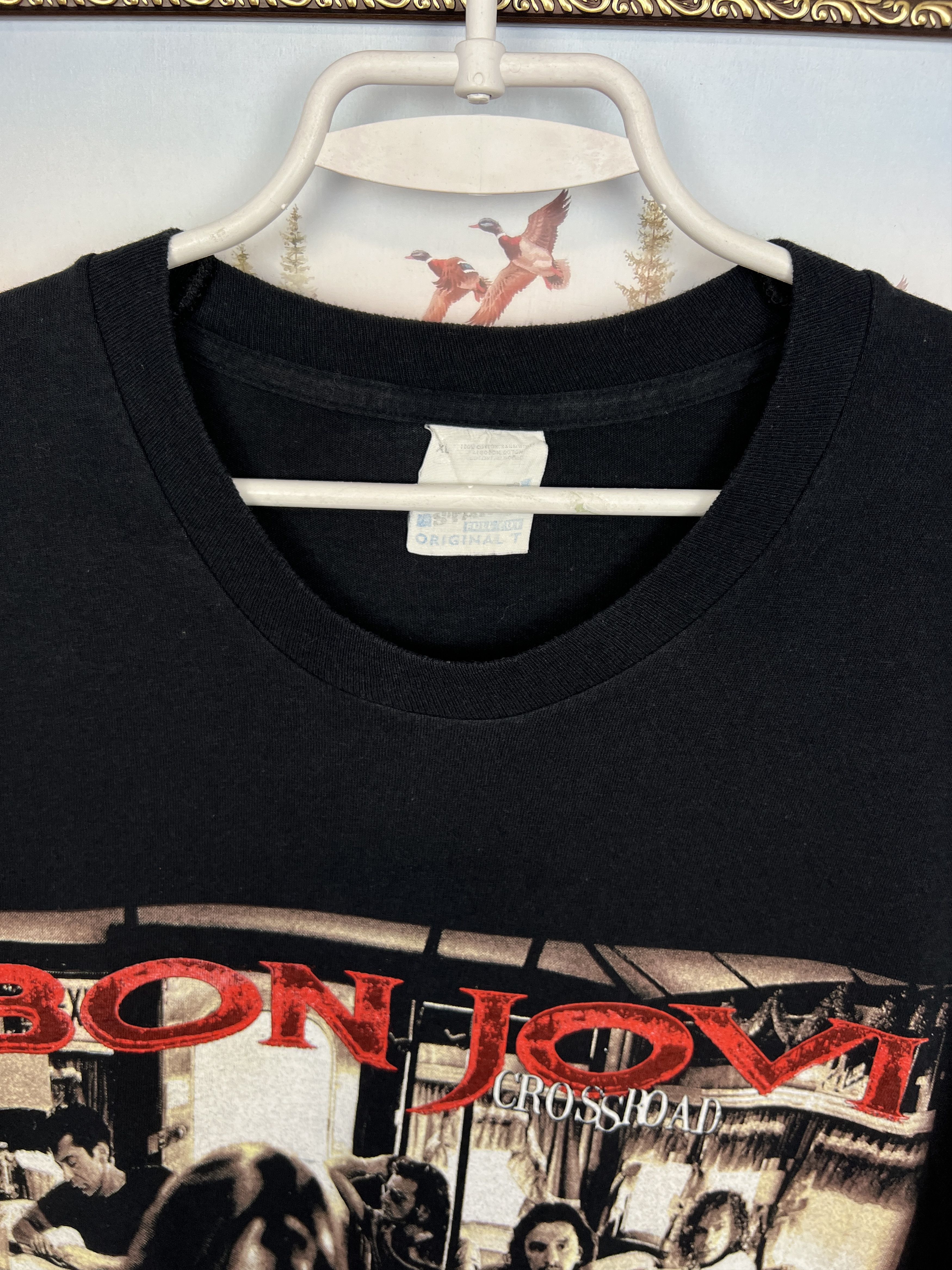 Vintage Vintage 90's Bon Jovi Cross Road European Shirt Tee Hype Size US XL / EU 56 / 4 - 7 Thumbnail