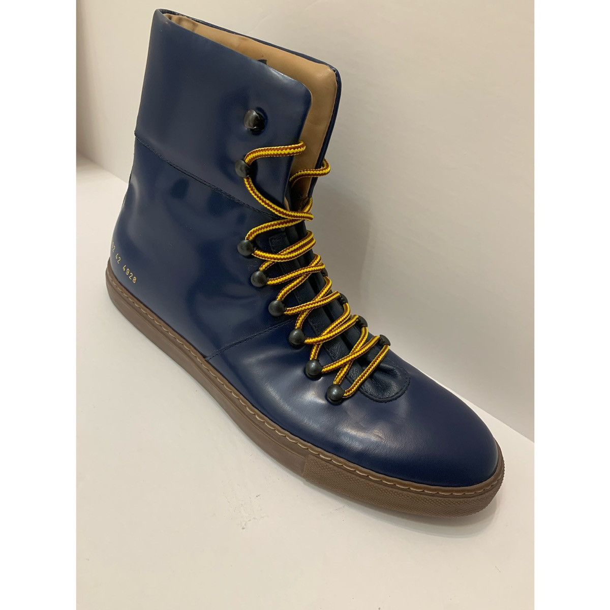Common Projects COMMON PROJECTS NAVY TREKKING HIKING BOOTS Size US 9 / EU 42 - 13 Thumbnail