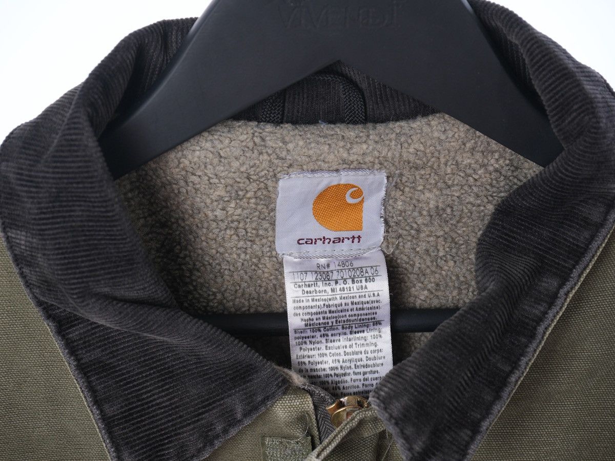 Carhartt Vintage Carhartt J164 Detroit Faded Fleece Lined Work Jacket Size US XL / EU 56 / 4 - 7 Thumbnail