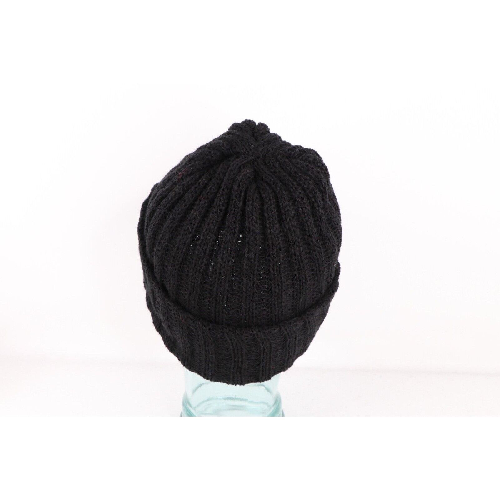 Vintage NOS Vintage 90s Streetwear Chunky Double Faced Knit Beanie Size ONE SIZE - 3 Thumbnail
