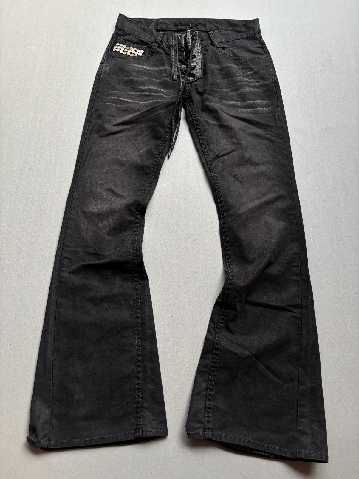 NO ID No Id lace up flare pants Size US 28 / EU 44 - 1 Thumbnail