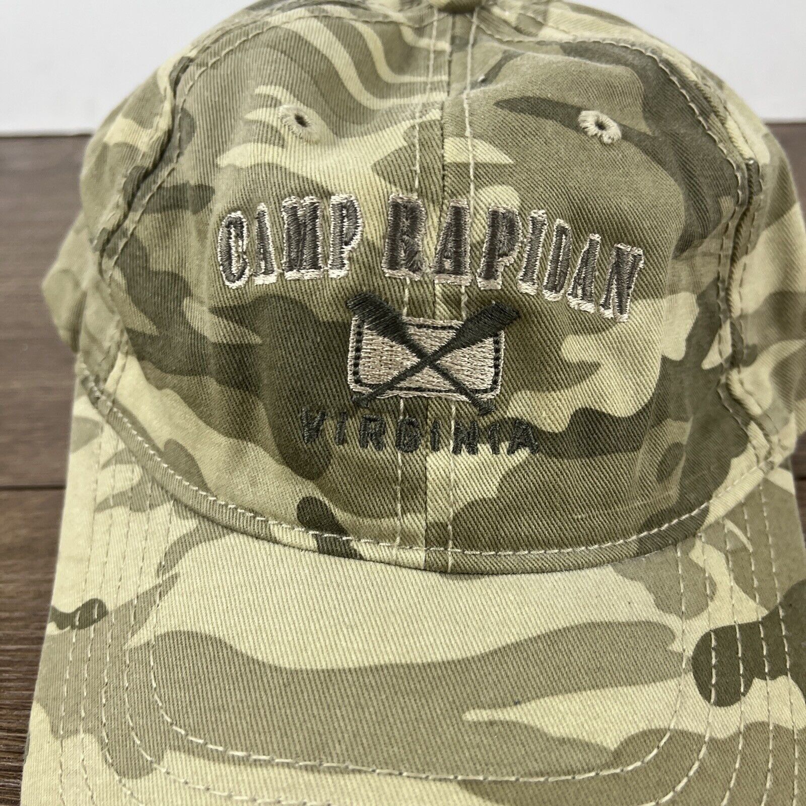 Other Camp Rapidan Virginia Hat Camo Green Hat Adjustable Adult Si Size ONE SIZE - 7 Thumbnail