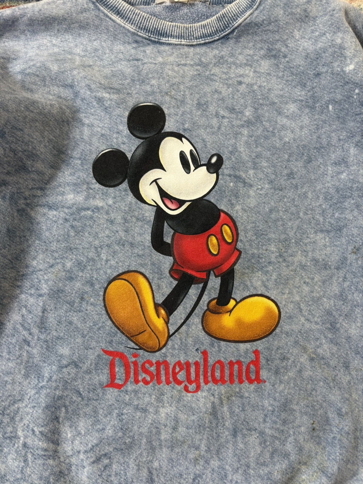 Disney Vintage Disneyland Mickey Mouse Acid Wash Crewneck Size XL Size US XL / EU 56 / 4 - 4 Thumbnail