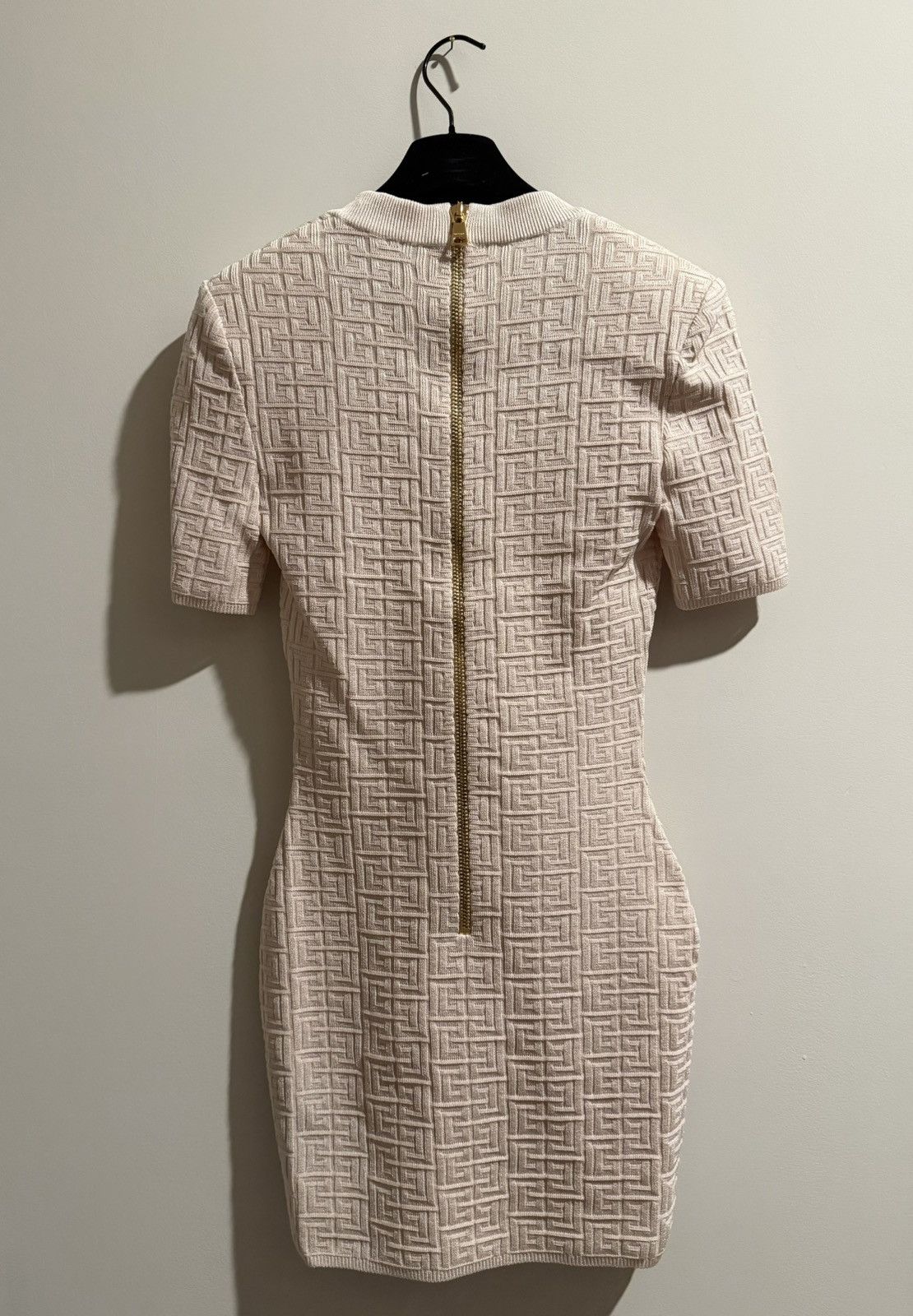 Balmain BALMAIN ‘25 Knit PB Labyrinth Mini Dress *New With Tags* Size XS / US 0-2 / IT 36-38 - 6 Thumbnail