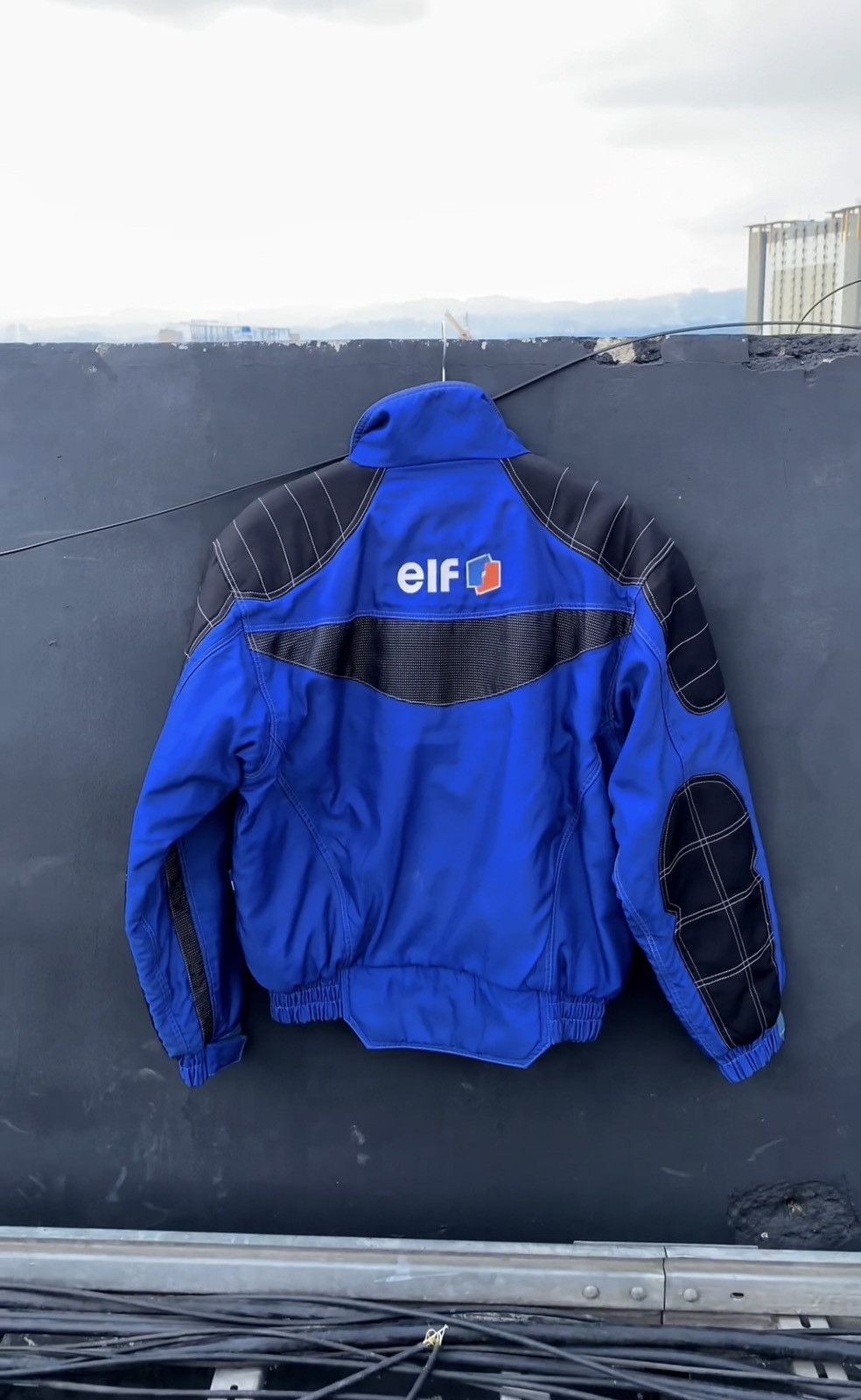 Japanese Brand Vtg ELF Competition Bikers Jacket Size US L / EU 52-54 / 3 - 7 Thumbnail