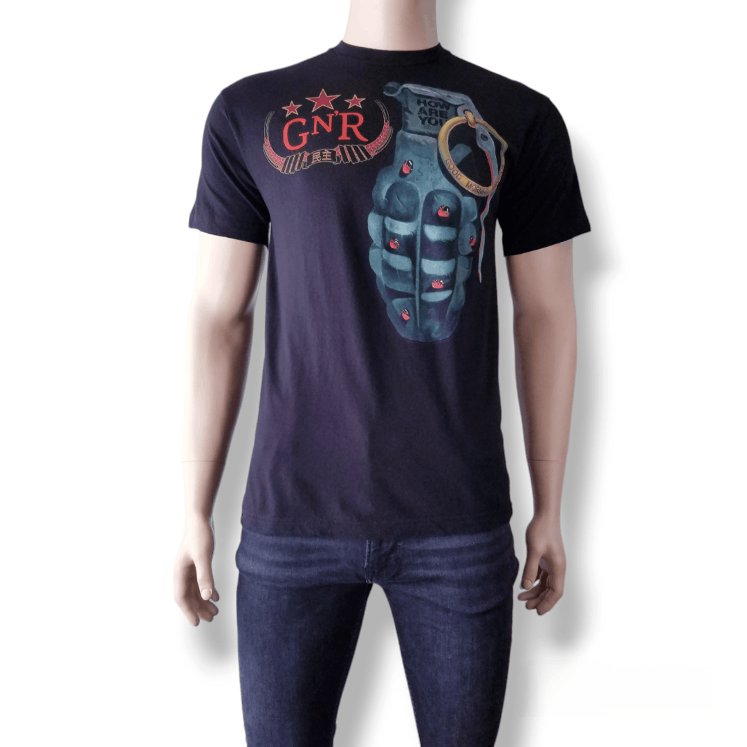 image of Guns N Roses Guns-N-Roses "chinese Democracy" Alt. Album Cover Shirt in Black Green (Size Medium)