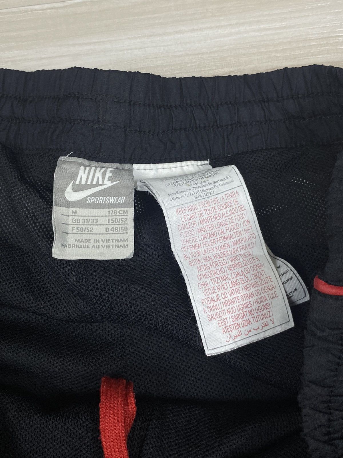 Nike × Vintage Double swoosh Nike Nylon Track Pants Drill Vintage Size US 32 / EU 48 - 10 Thumbnail