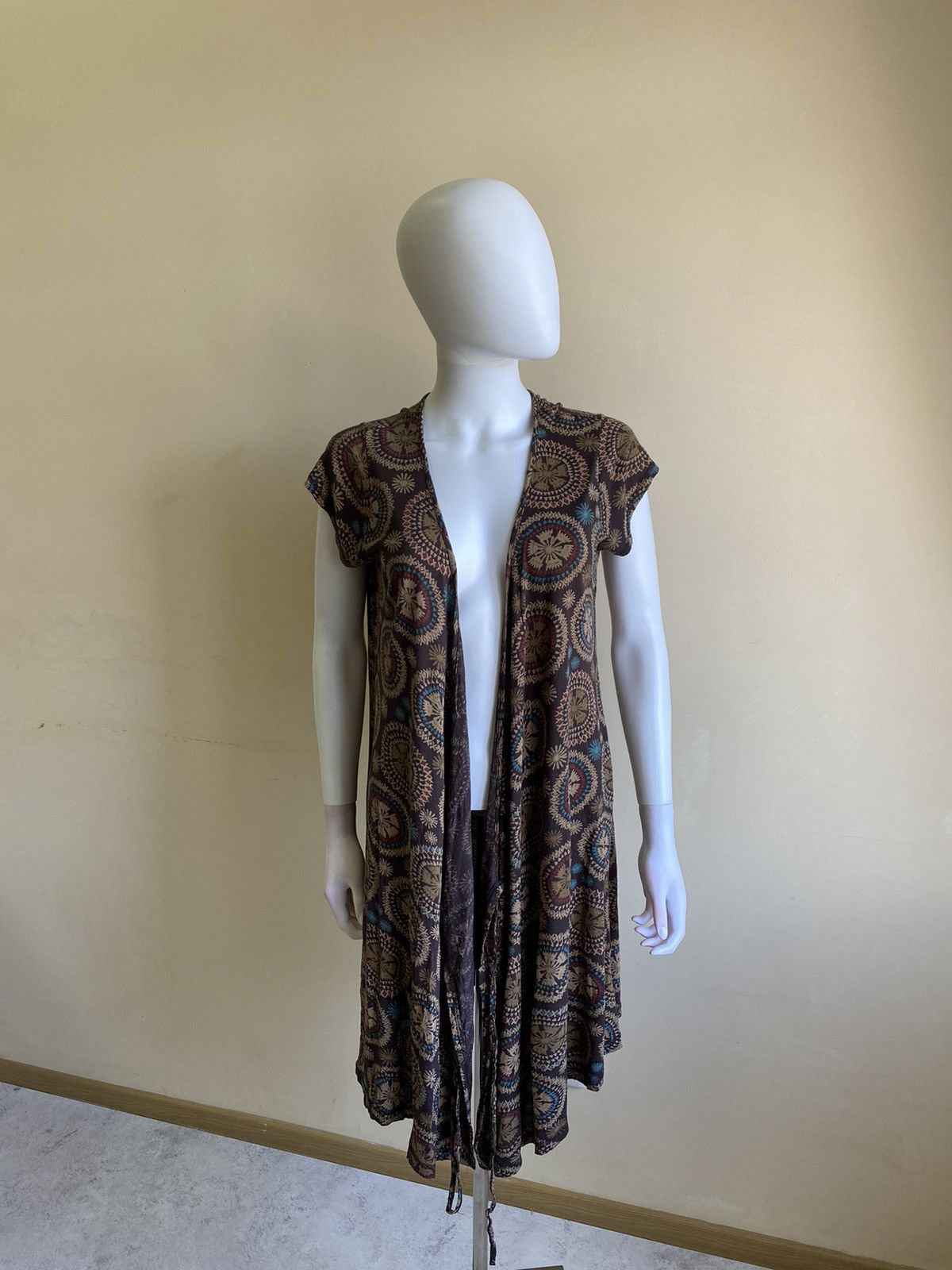Gudrun Sjoden Gudrun Sjoden Floral Short Sleeve Knee Length Wrap Dress Size M / US 6-8 / IT 42-44 - 2 Thumbnail