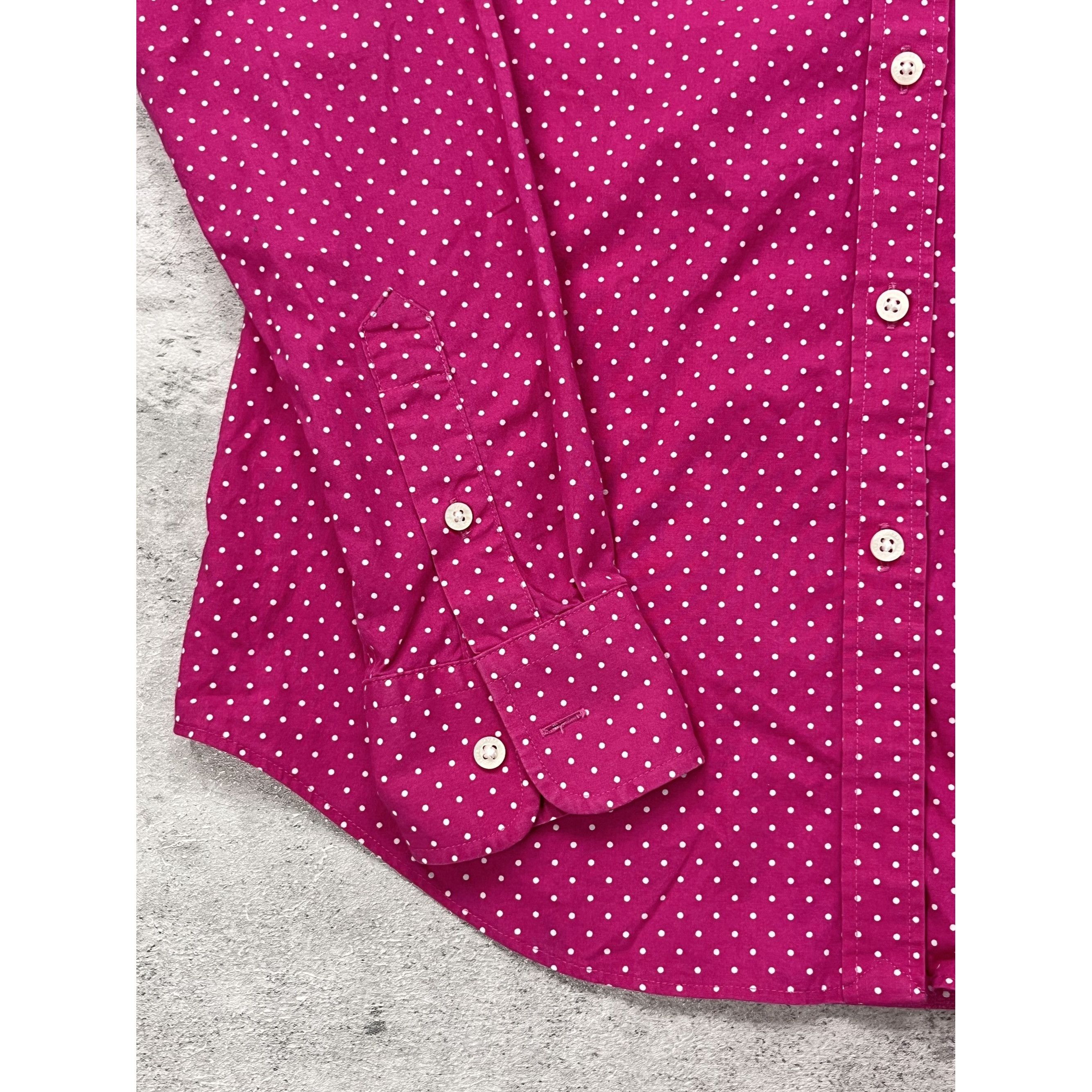 Ralph Lauren Ralph Lauren Pink Polka Button Up Size S / US 4 / IT 40 - 3 Thumbnail