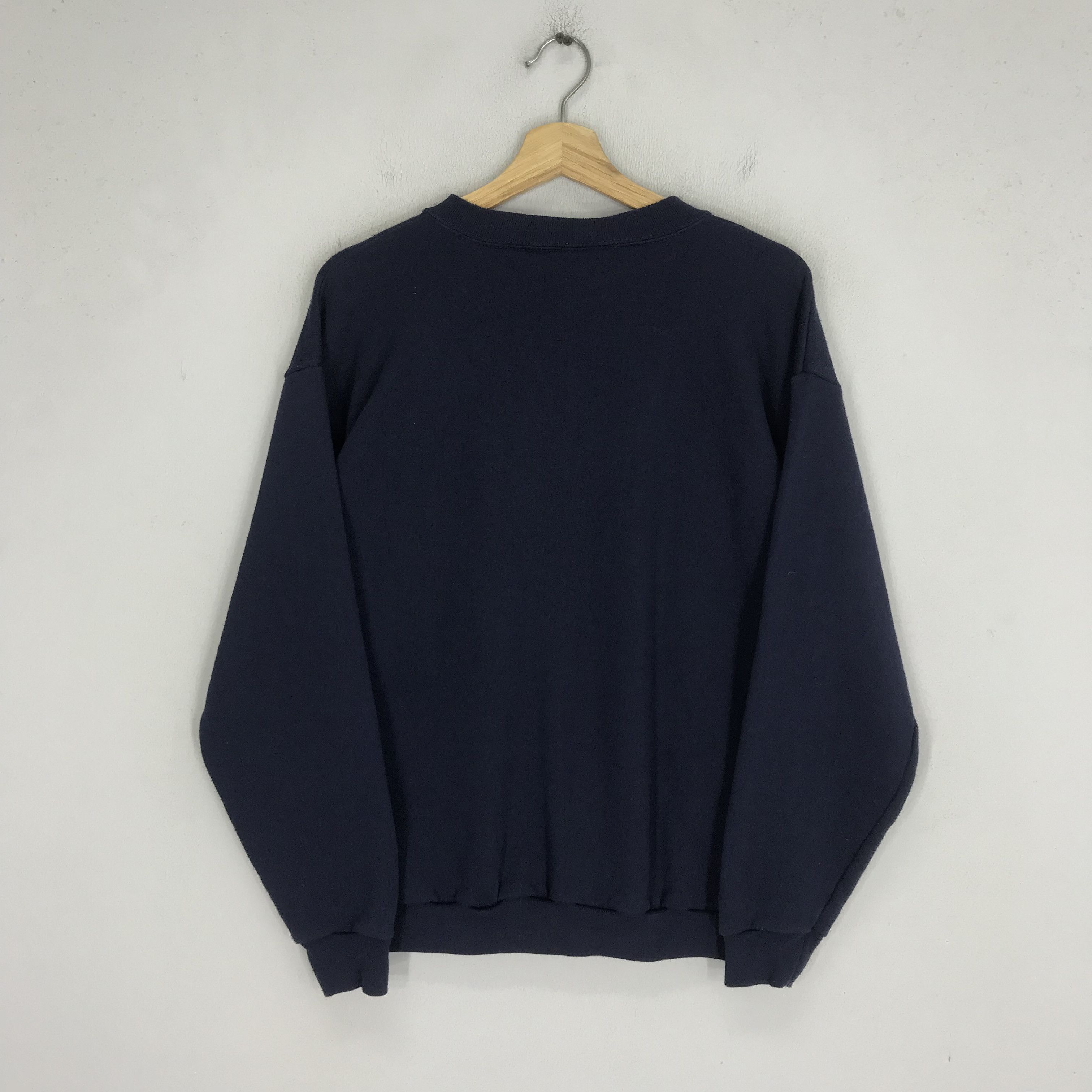 Vintage Vintage 90's Pittsburgh Navy Blue Sweatshirt - 473 Size US M / EU 48-50 / 2 - 2 Thumbnail