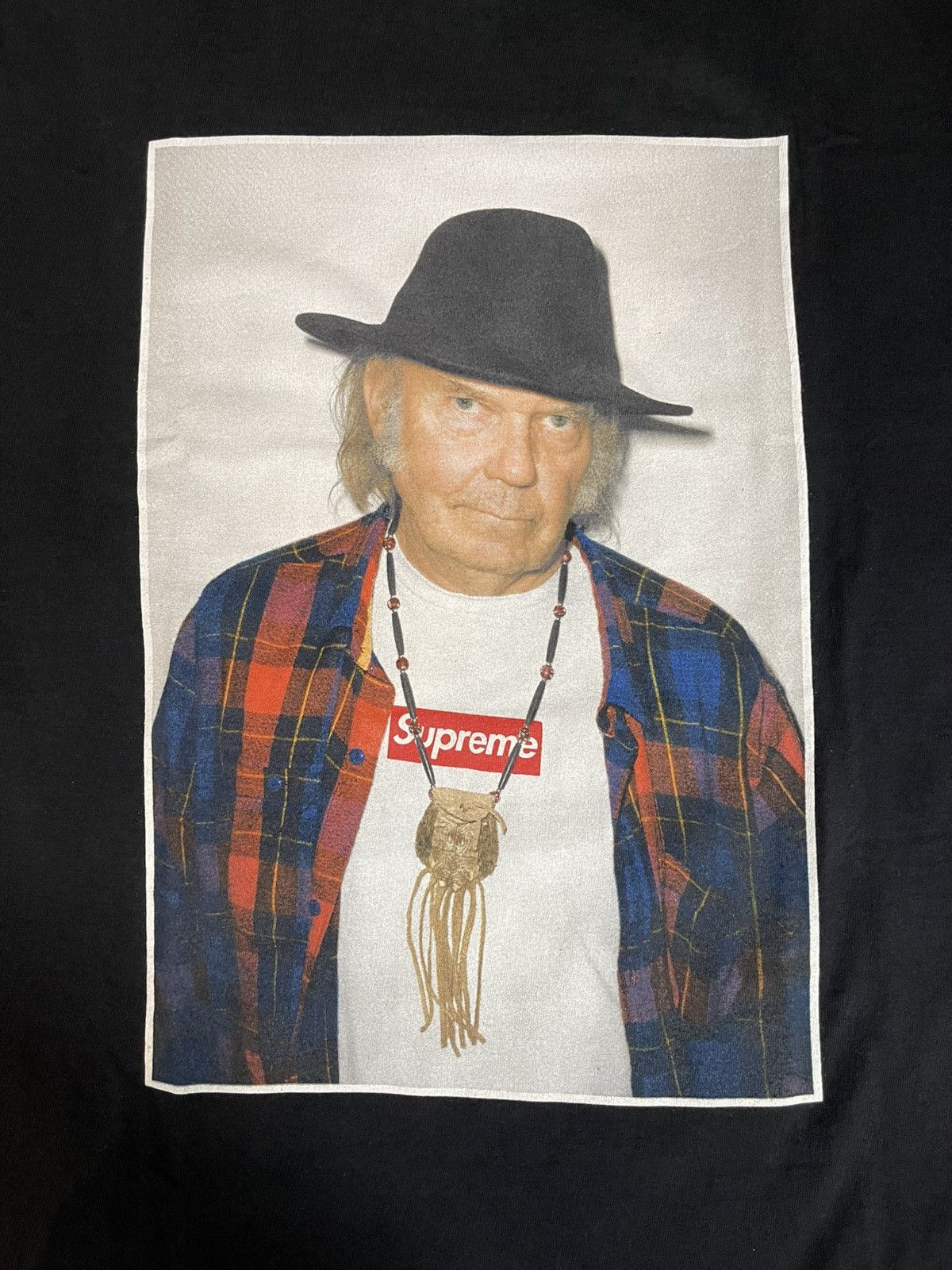 Supreme 2015SS Supreme Neil Young Photo Tee Black Size US M / EU 48-50 / 2 - 3 Thumbnail