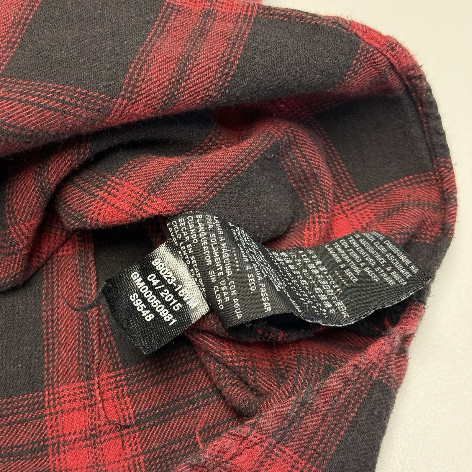 Harley Davidson Harley Davidson Flannel Shirt Mens Medium Red Plaid Snap But Size US M / EU 48-50 / 2 - 7 Thumbnail