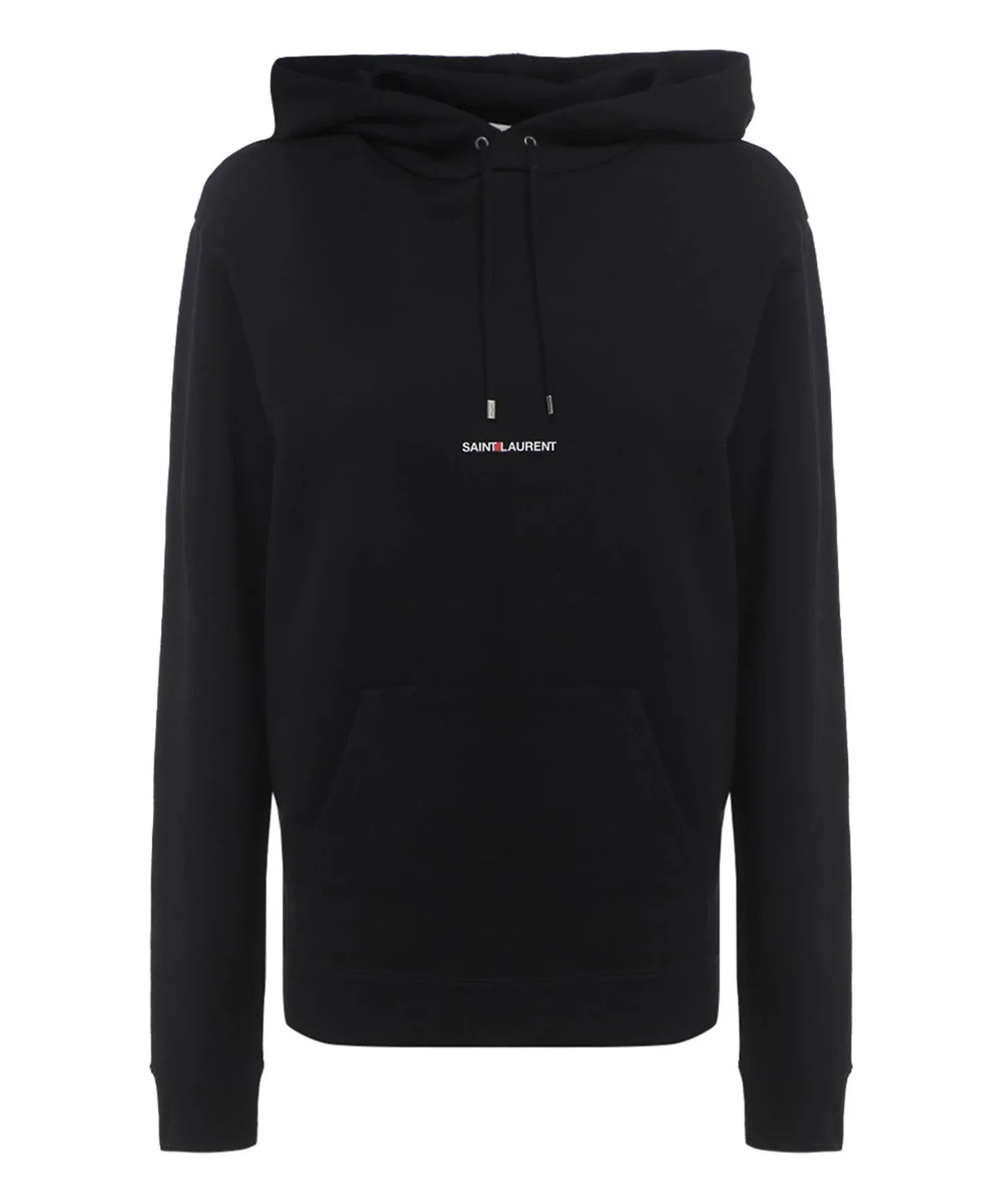 Saint Laurent Paris ob1o1e1124 Organic Cotton Sweatshirt in Black Size M / US 6-8 / IT 42-44 - 1 Thumbnail