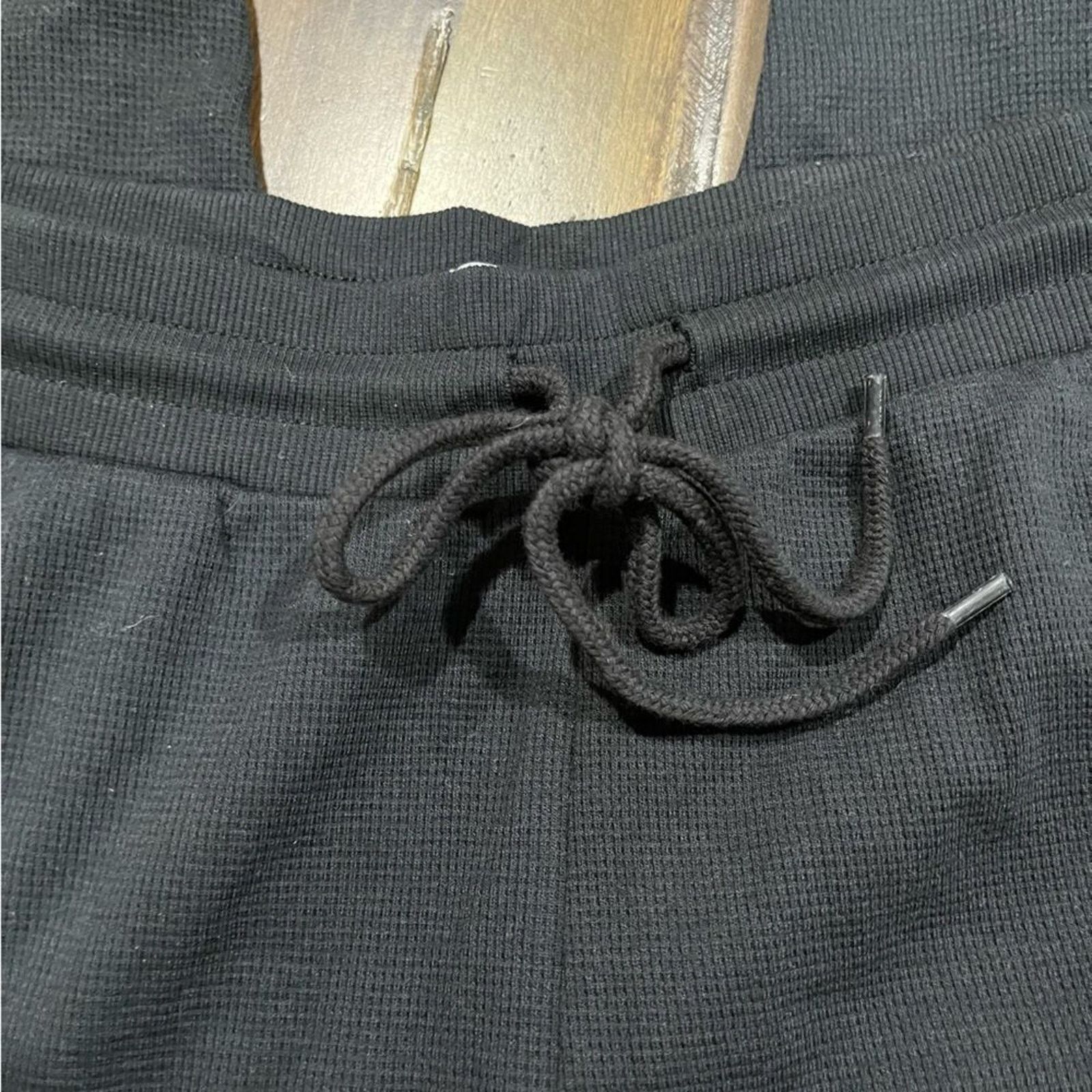 Vintage Sunday Best Aritzia Baby Waffle Jogger Black - Medium Size 26" / US 2 / IT 38 - 7 Thumbnail