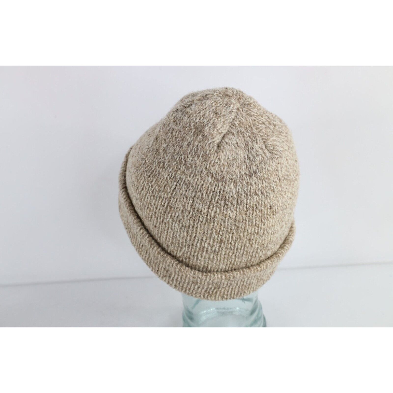 Vintage Vintage 90s Streetwear Wool Blend Ribbed Knit Winter Beanie Size ONE SIZE - 5 Thumbnail