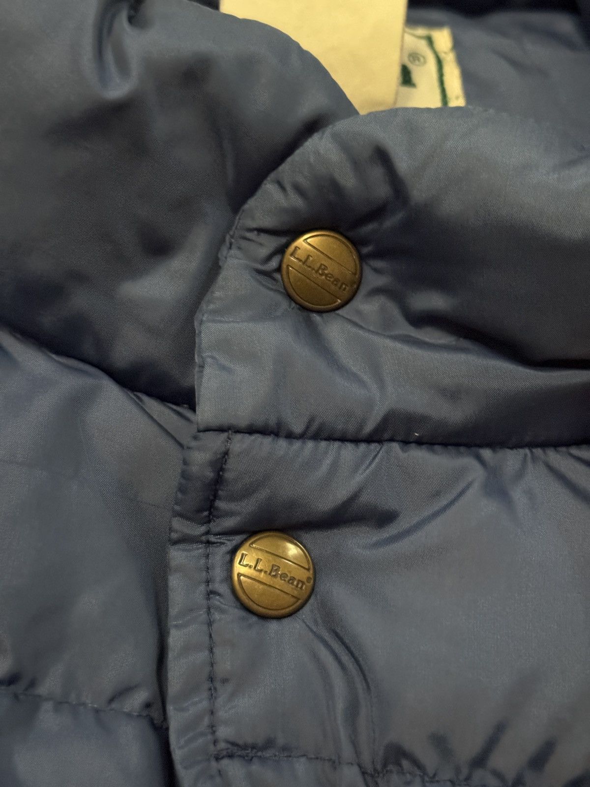 L.L. Bean Vintage 90s LL Bean Down Blue With Packable Puffer Jacket Size US L / EU 52-54 / 3 - 3 Thumbnail