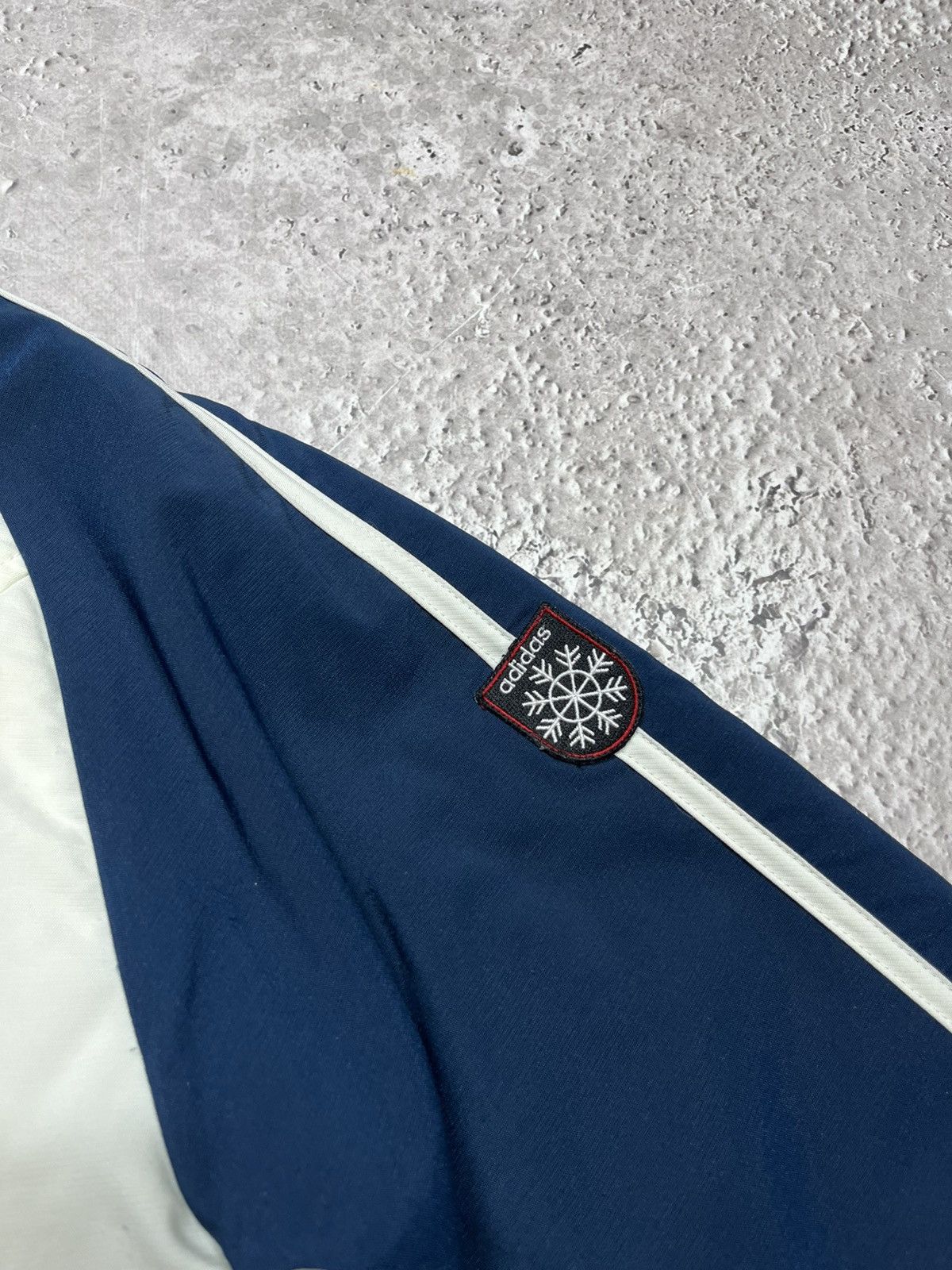 Adidas Adidas Vintage Light Jacket Navy White Snowflake Logo Size M / US 6-8 / IT 42-44 - 8 Thumbnail