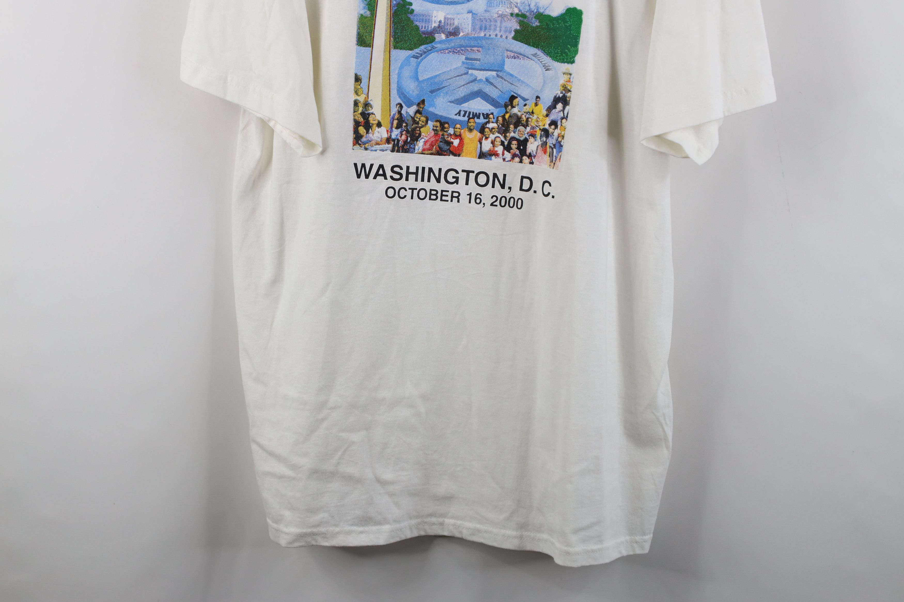 Vintage Vintage Y2K 2000 Million Family March Washington DC T-Shirt Size US XL / EU 56 / 4 - 3 Thumbnail