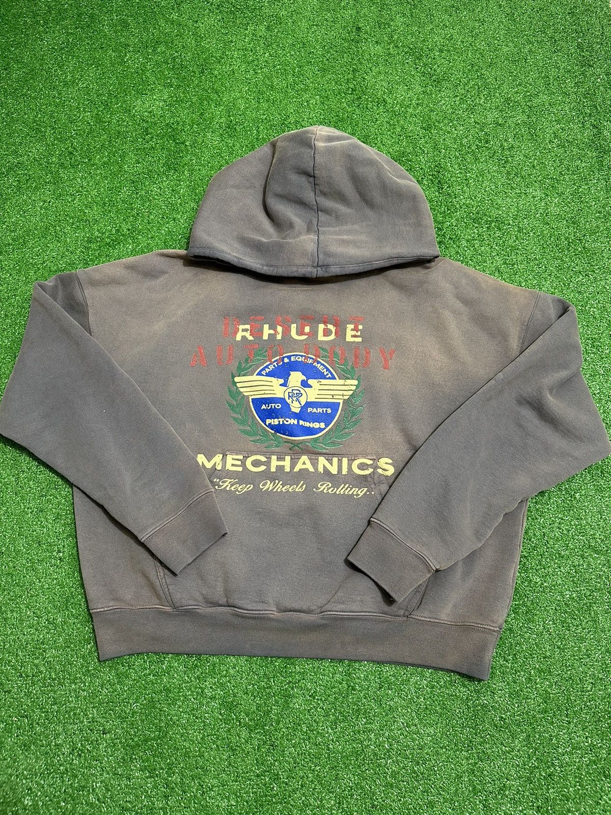 Rhude Rhude Mechanics Hoodie Size US S / EU 44-46 / 1 - 1 Thumbnail