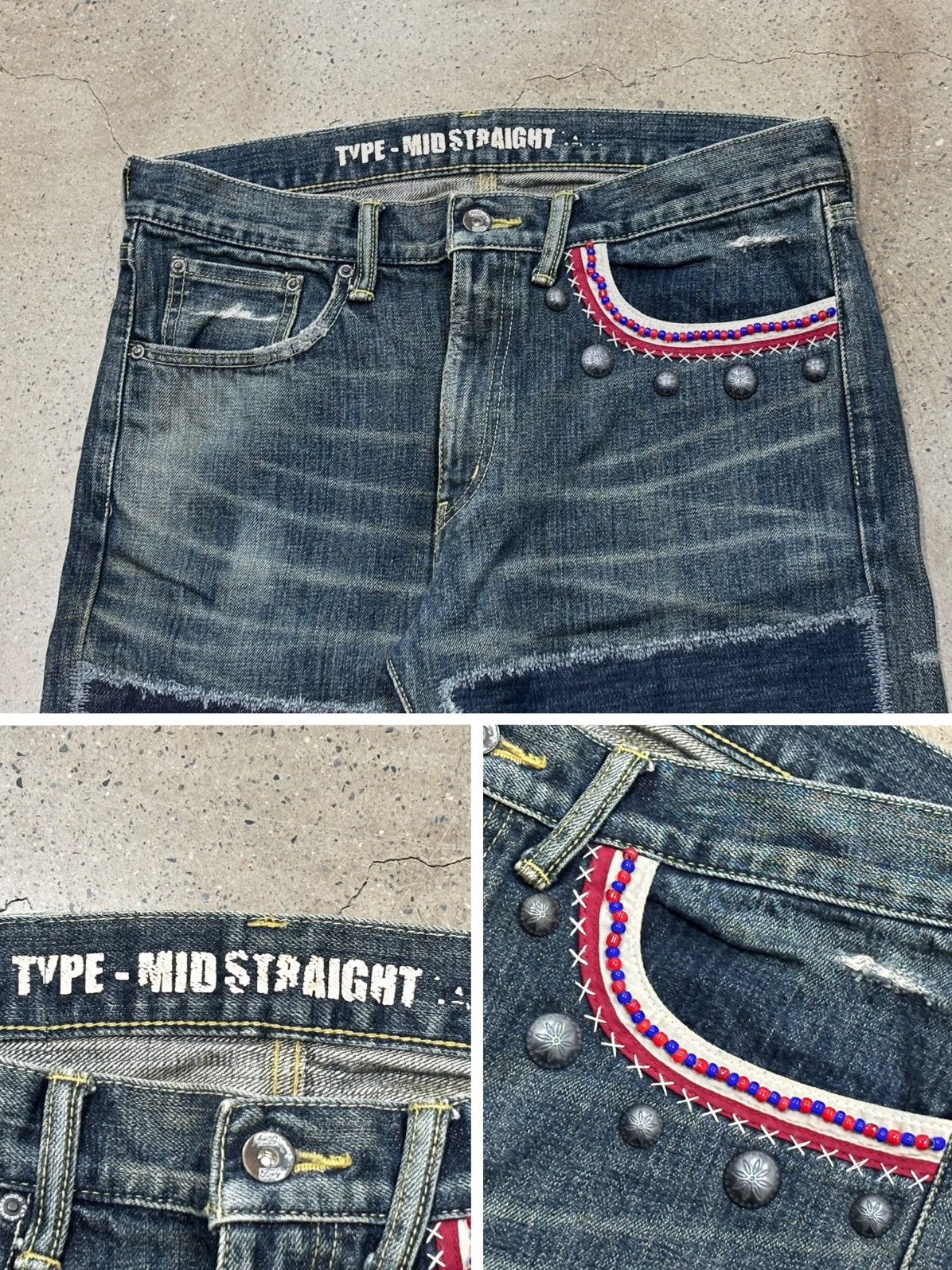 Neighborhood NBHD NEIGHBORHOOD 11aw Beaded Savage Mid Size US 35 - 3 Thumbnail