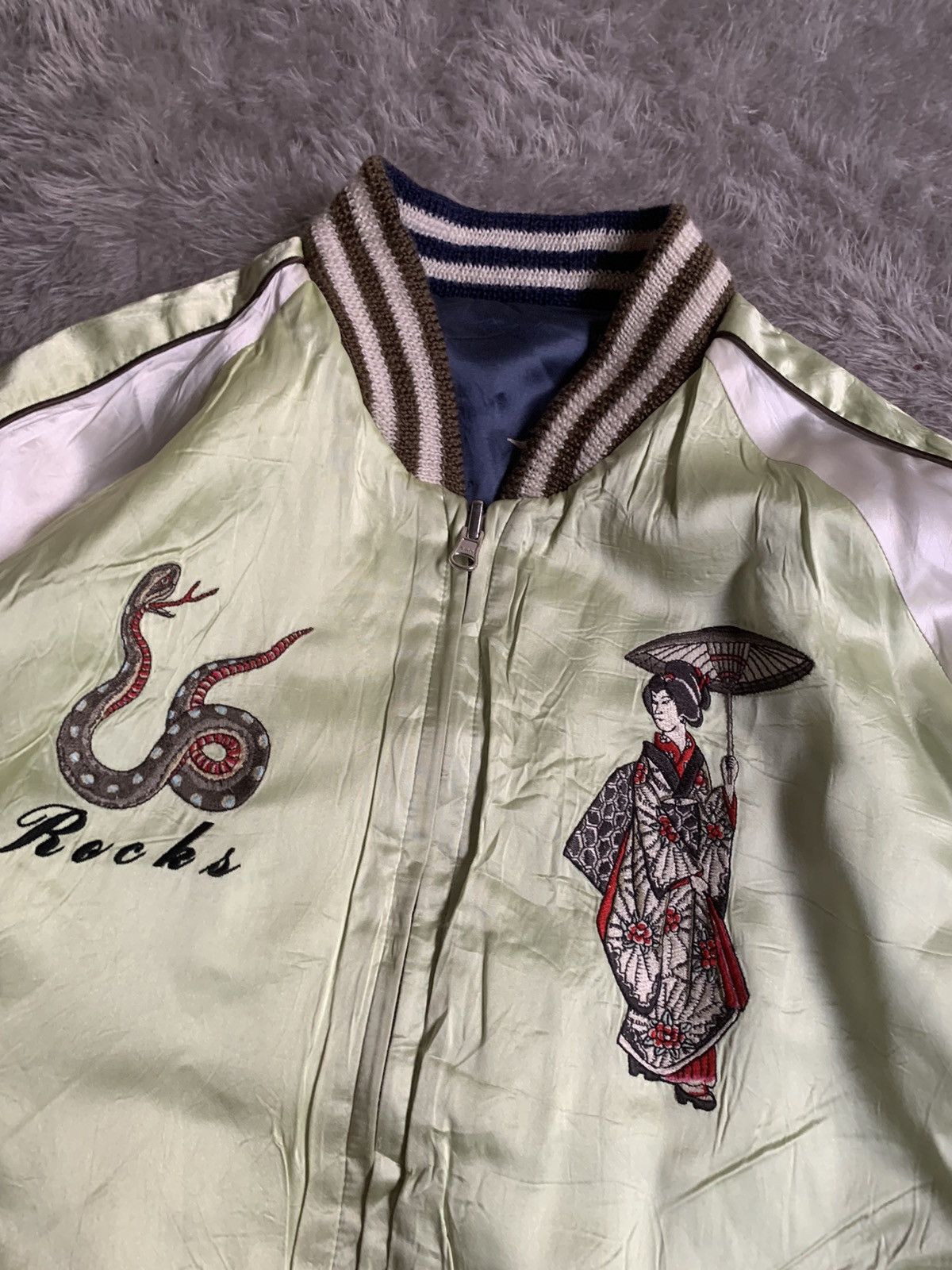 Hysteric Glamour Rare Ozone Rocks by Hysteric Glamour Sukajan Souvenir Jacket Size US L / EU 52-54 / 3 - 2 Thumbnail
