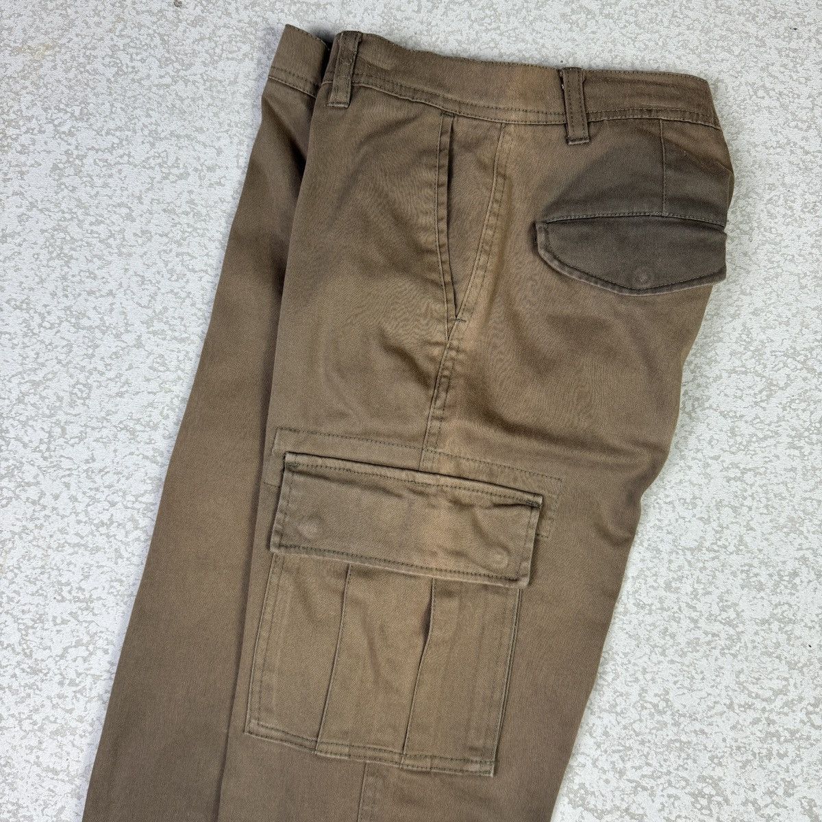 Japanese Brand Guitar Pick Slim Cargo Pant Vintage Style Size US 31 - 6 Thumbnail