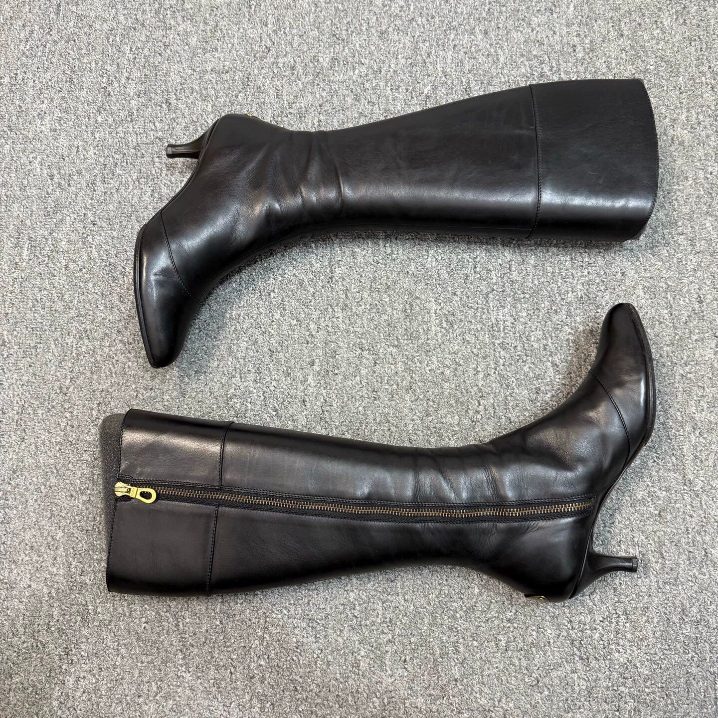 Bally Bally Knee-high Leather Boots Black 36 EU Mint Size US 5 / IT 35 - 6 Thumbnail