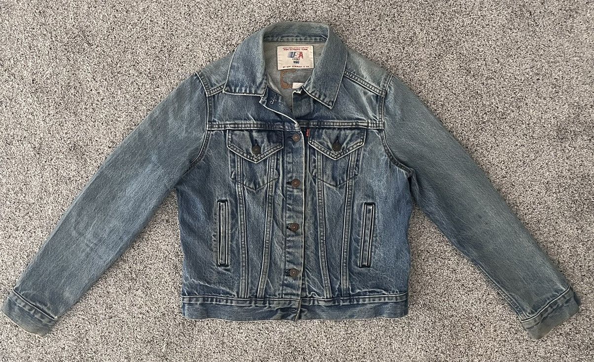 Vintage 1984 Levi’s Olympic Team Denim Jacket - Faded Blue