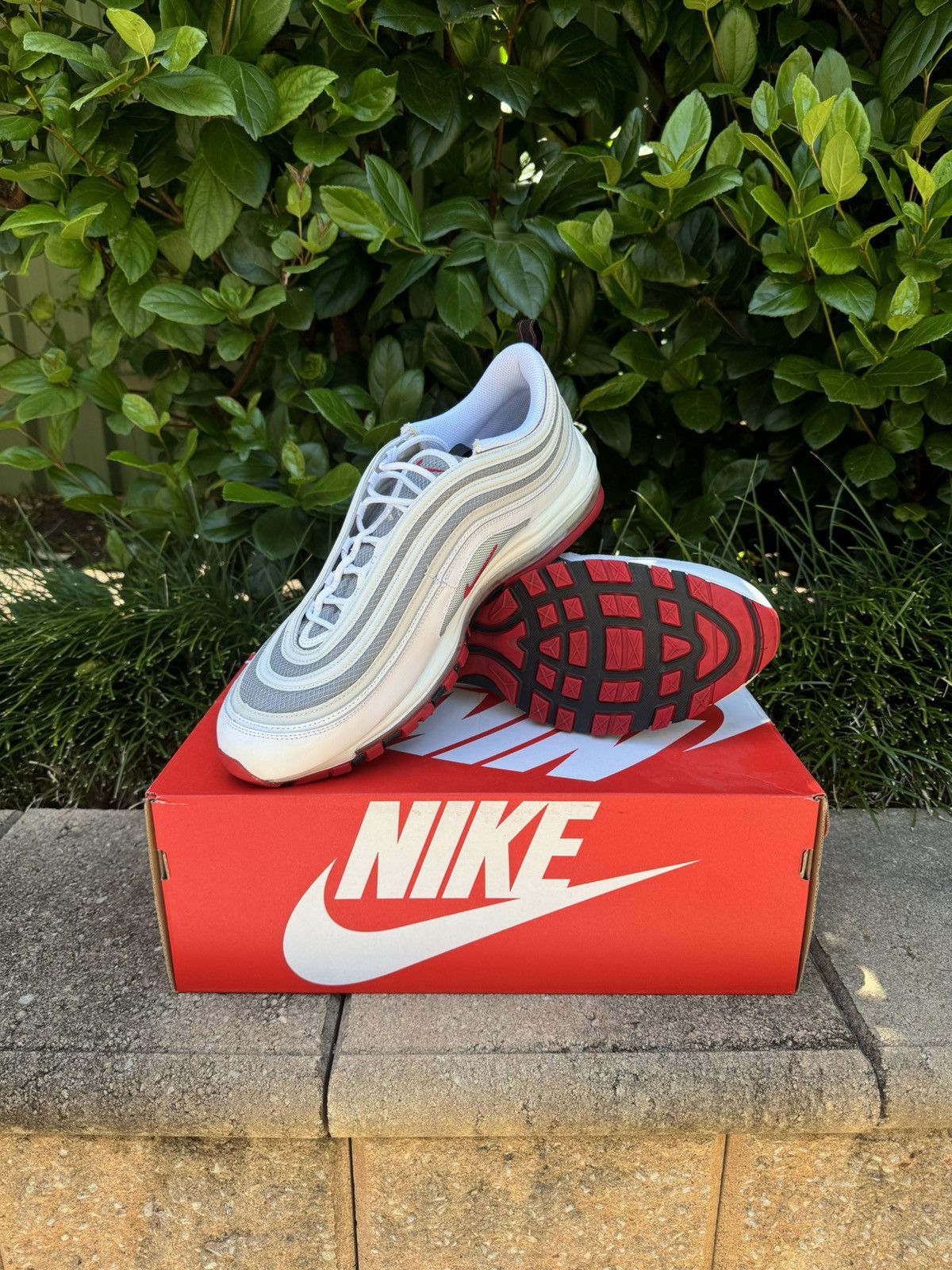 Nike Nike Air Max 97 ‘White Bullet’ Size US 14 / EU 47 - 1 Thumbnail