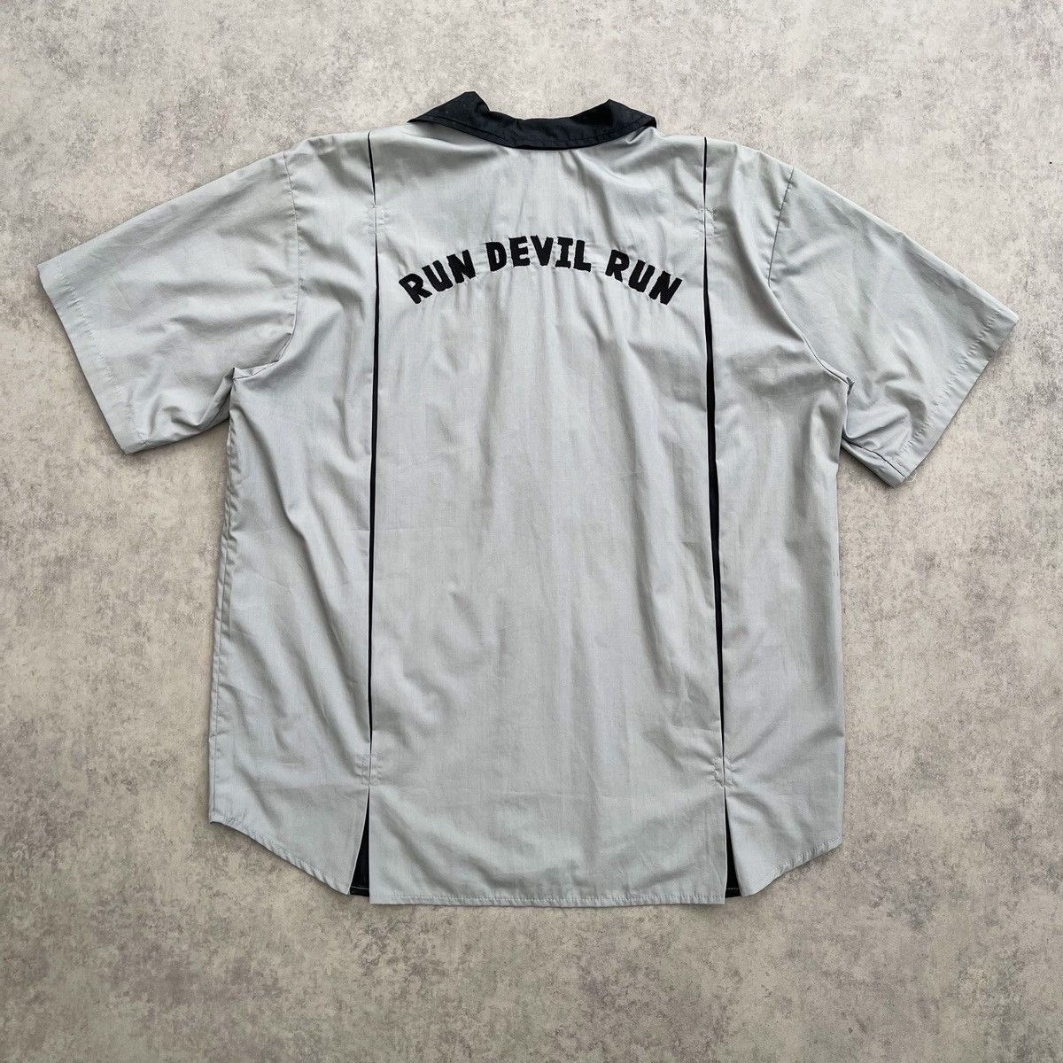 Vintage 1999 Paul McCartney - Run Devil Run Tour Bowling Shirt Size US L / EU 52-54 / 3 - 2 Thumbnail