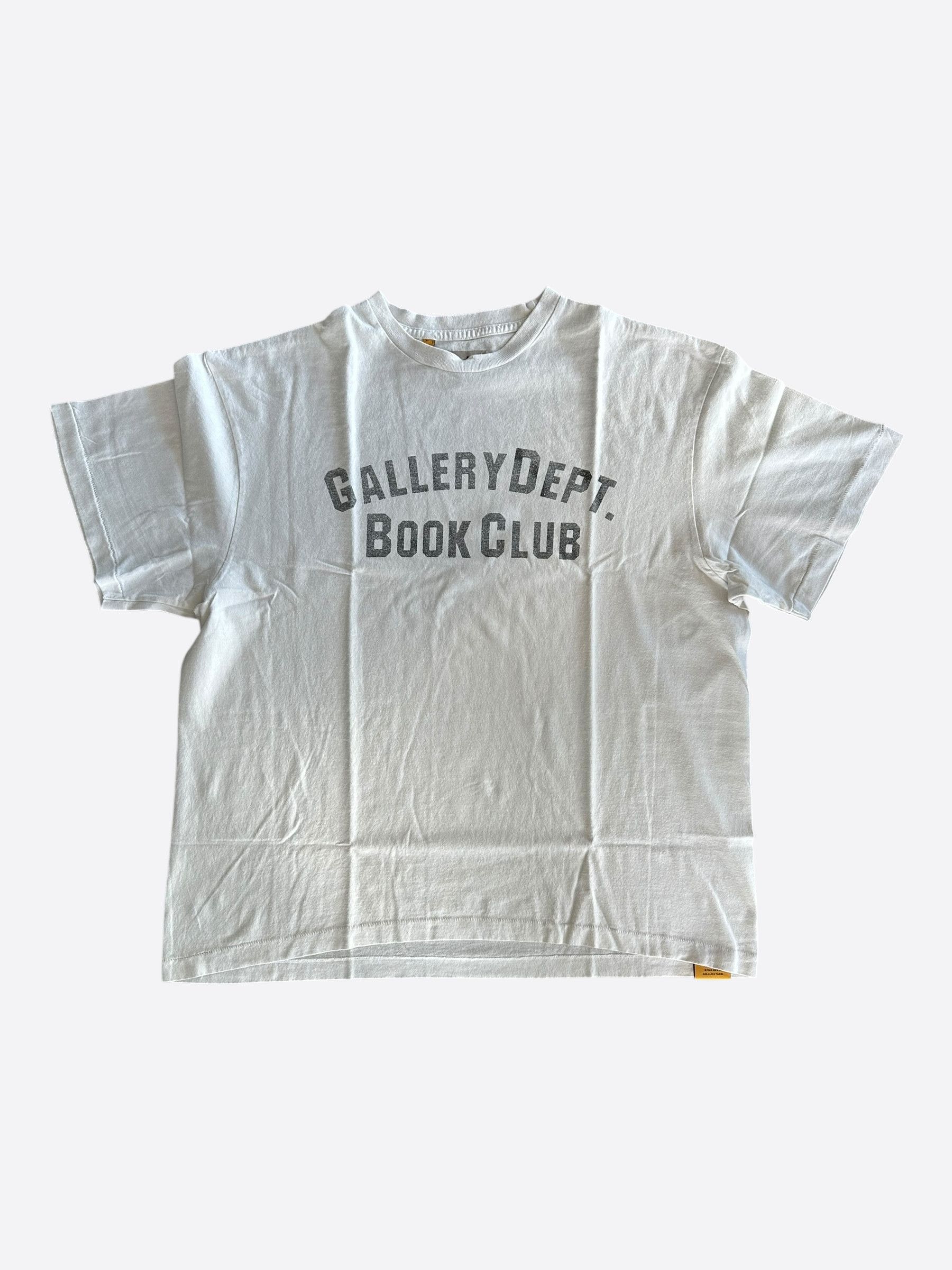 Gallery Dept. Gallery Dept White & Faded Black Book Club T-Shirt Size US S / EU 44-46 / 1 - 1 Thumbnail
