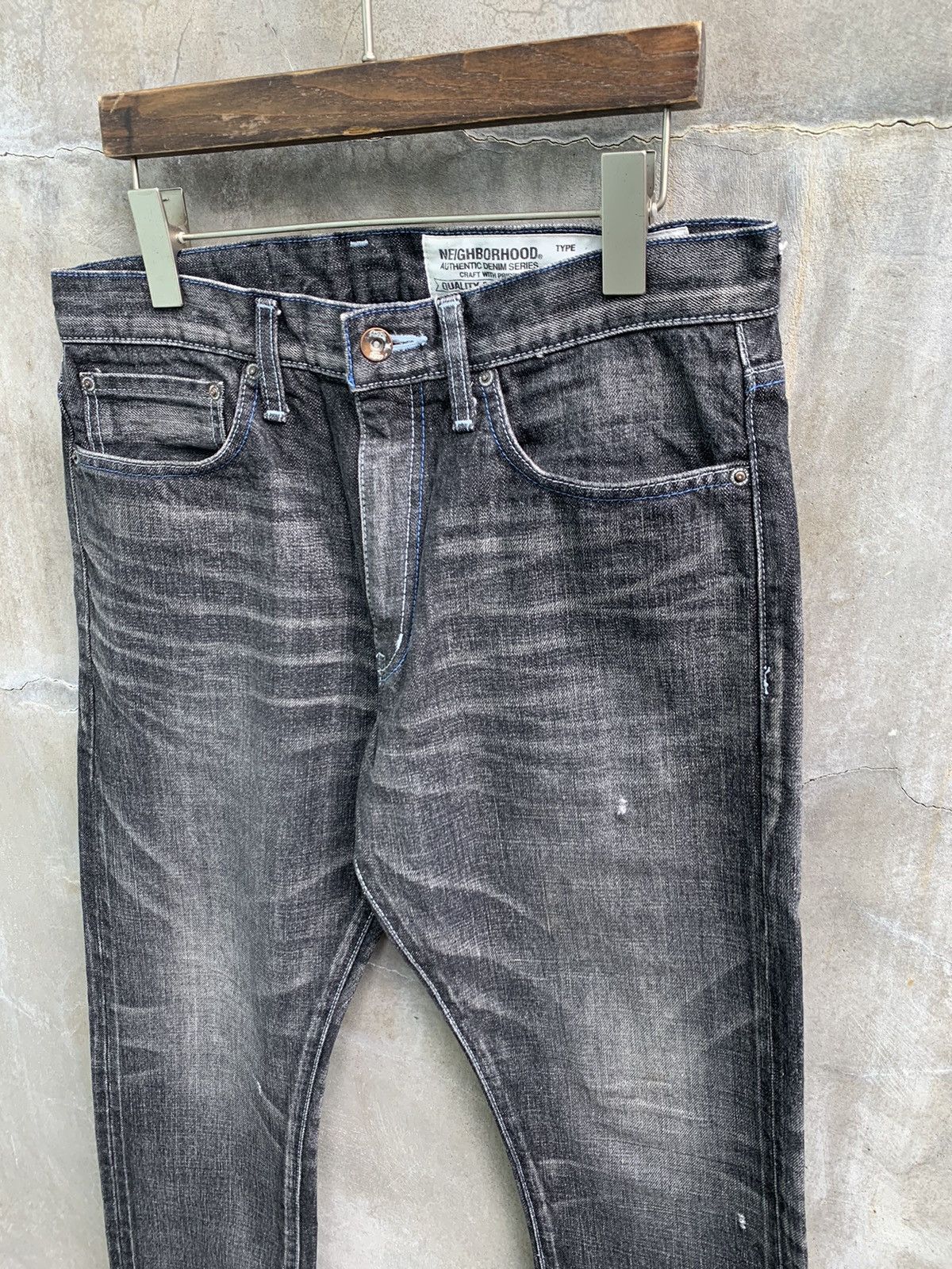 Neighborhood Deep Narrow Selvedge Jeans Size US 32 / EU 48 - 4 Thumbnail