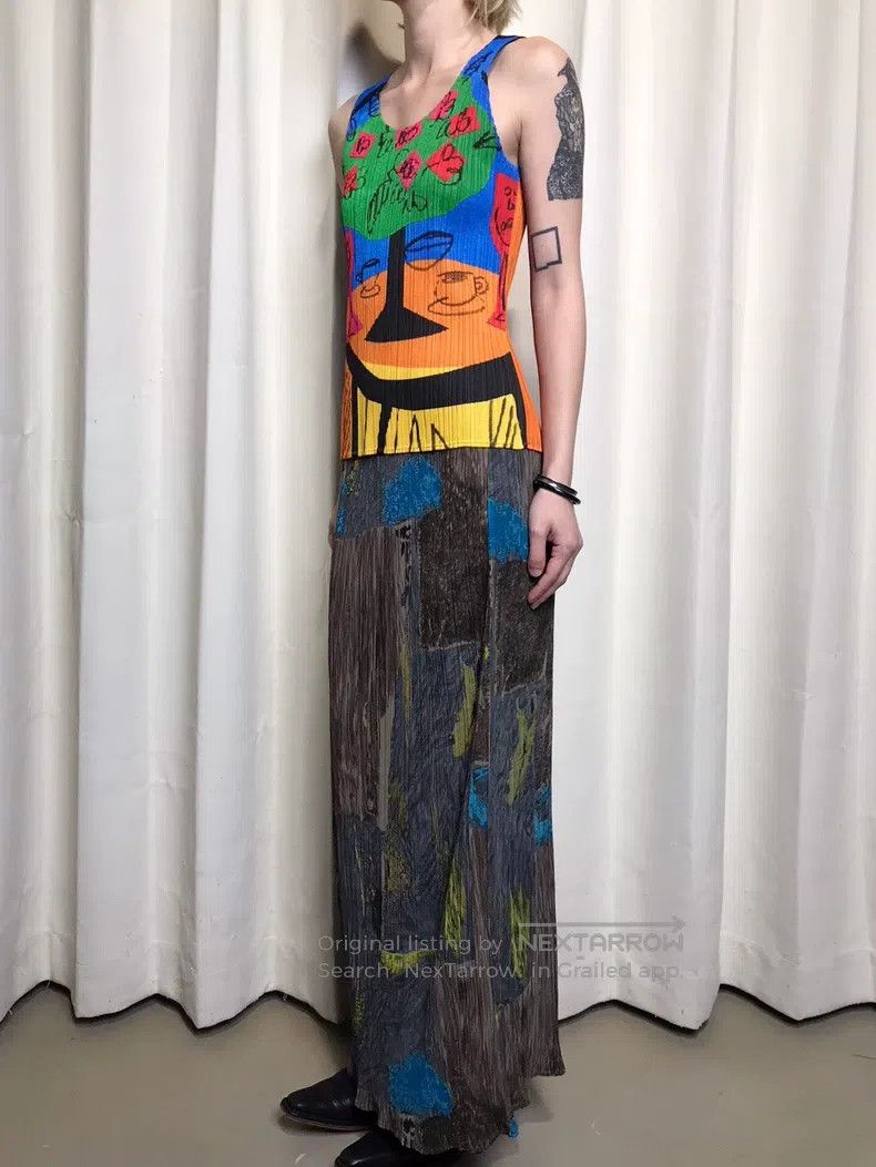 Issey Miyake Issey Miyake Afternoon Tea Ruched Tank Top Size L / US 10 / IT 46 - 3 Thumbnail