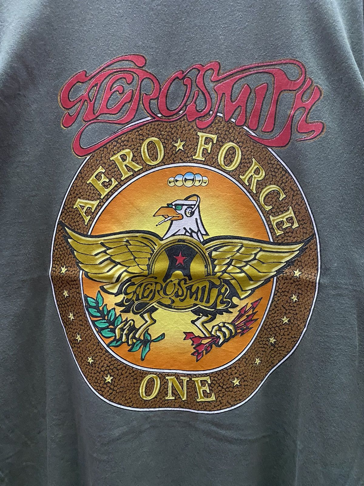 Band Tees Vintage 1998/1999 Aerosmith Roar of The Dragon Tour Band Tee Size US M / EU 48-50 / 2 - 3 Thumbnail