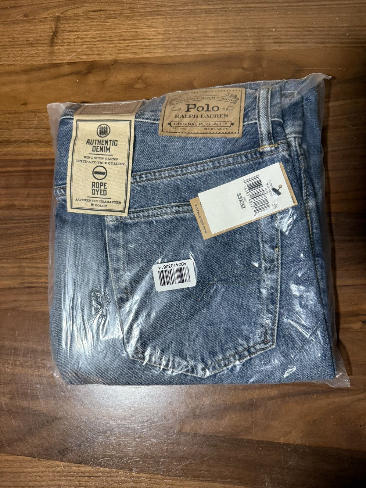 Polo Ralph Lauren Polo Ralph Lauren Heritage Straight Distressed Jean 33 x 32 Size US 33 - 7 Thumbnail