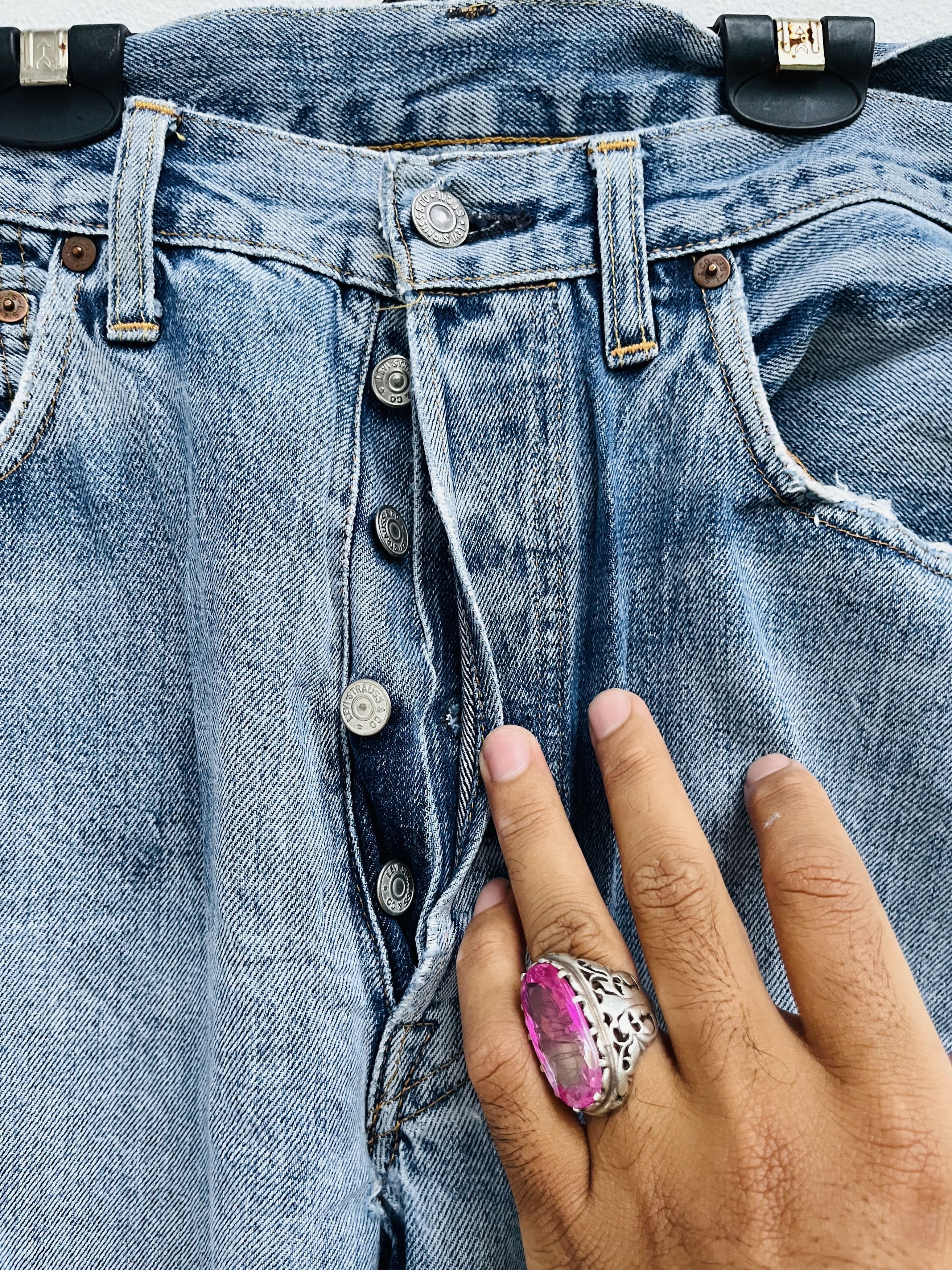 Levi's Vintage Clothing × Vintage Vintage 60s Levis Big E Distressed Fashion Style Size US 32 / EU 48 - 6 Thumbnail