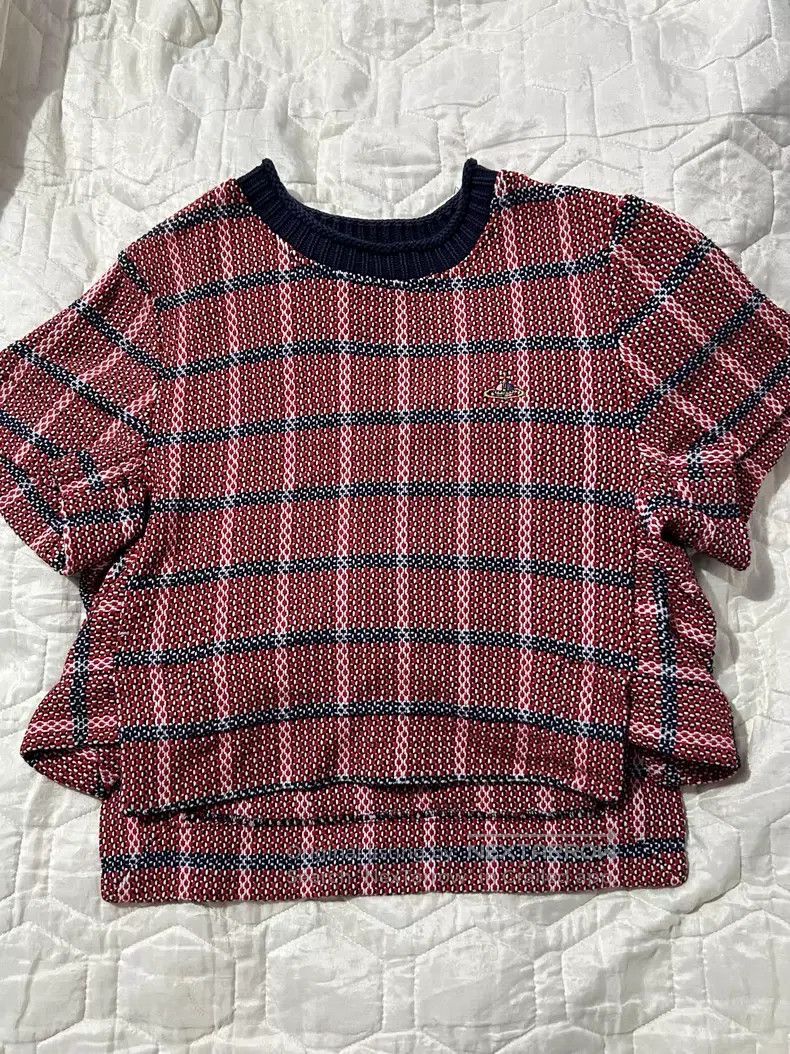 Vivienne Westwood Vivienne Westwood Knitted short-sleeved sweater Size XS / US 0-2 / IT 36-38 - 1 Thumbnail